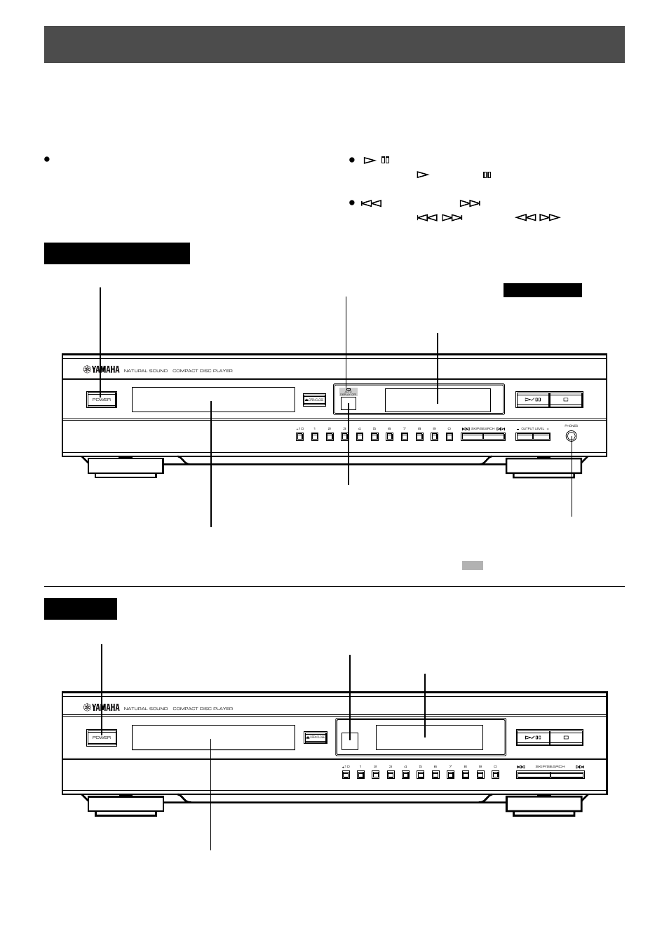 Identification of components, Front panel, Cdx-396 | Yamaha CDX-596 User Manual | Page 10 / 28