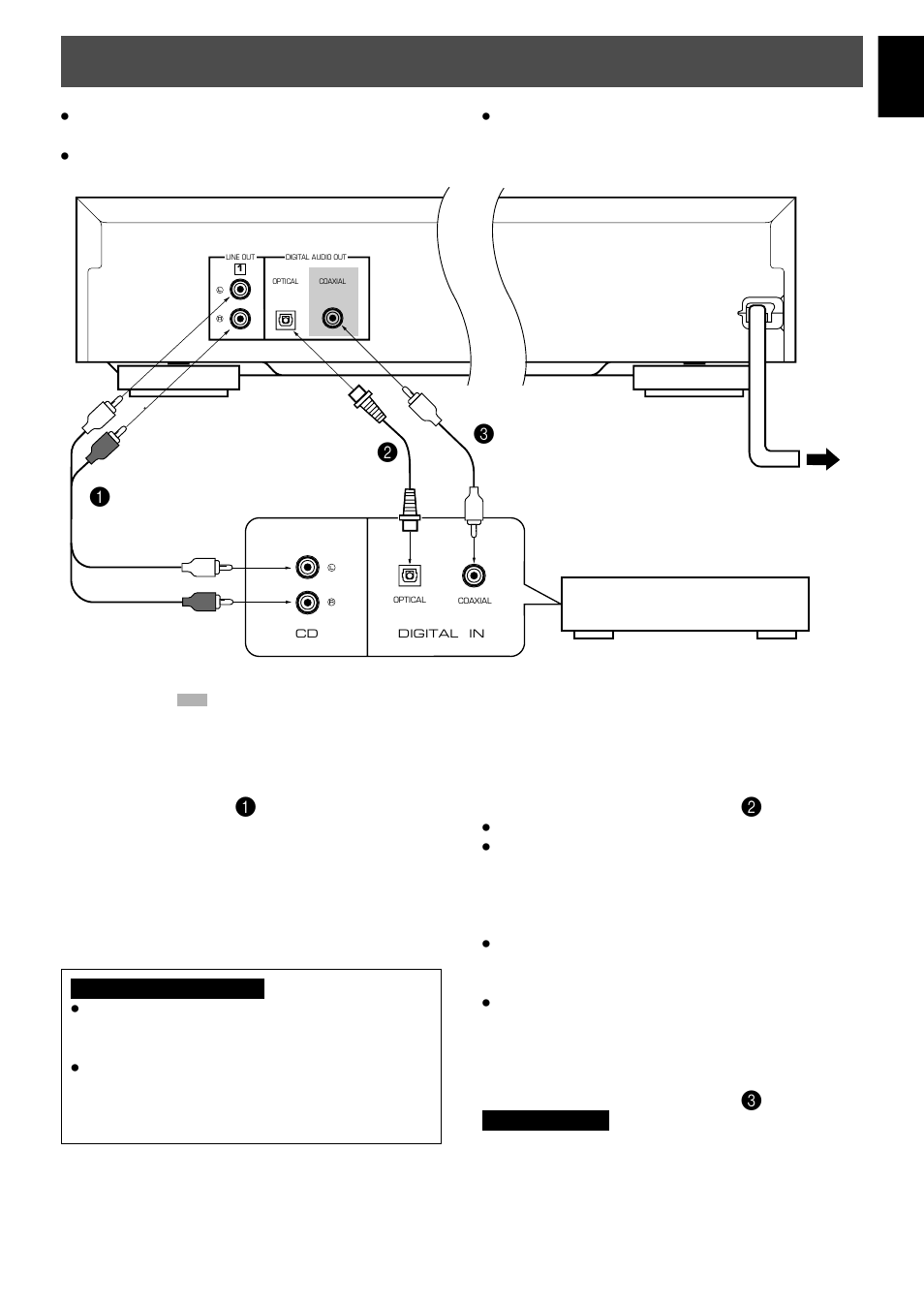 Connections, English | Yamaha CDX-596 User Manual | Page 9 / 28