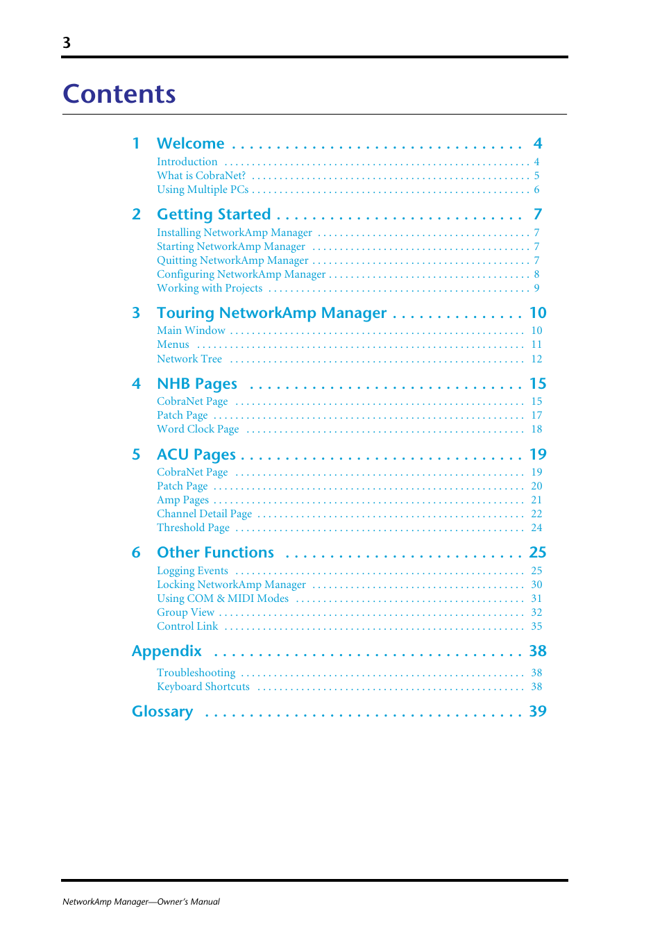 Yamaha HUB User Manual | Page 3 / 43