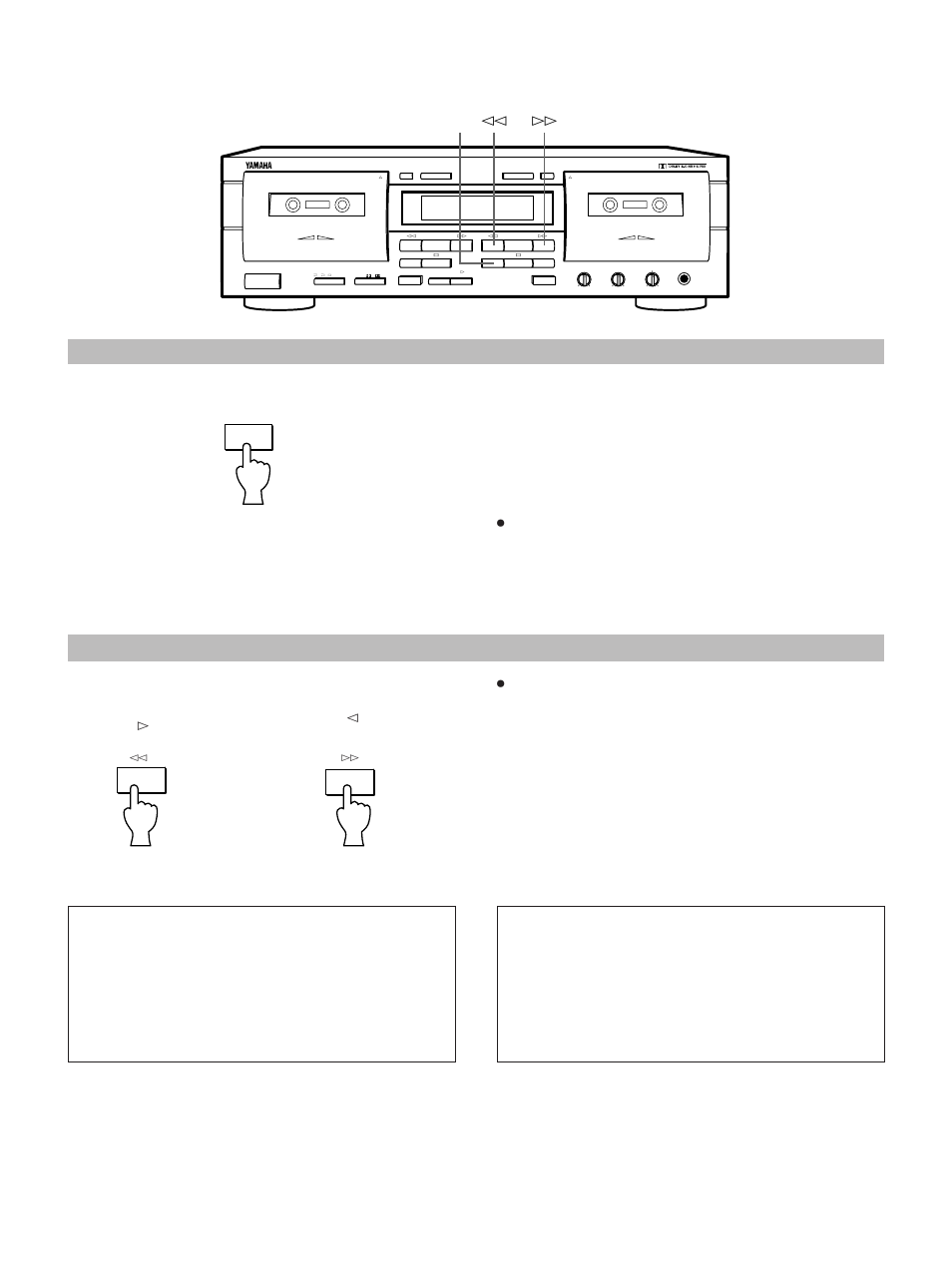 Rec mute operation, Rec return operation, During recording: when the # indicator is lit | Mute/search | Yamaha KX-W421 User Manual | Page 12 / 18