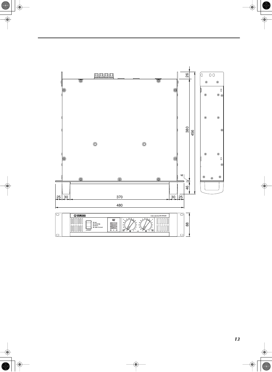 Yamaha PC3301N User Manual | Page 13 / 16