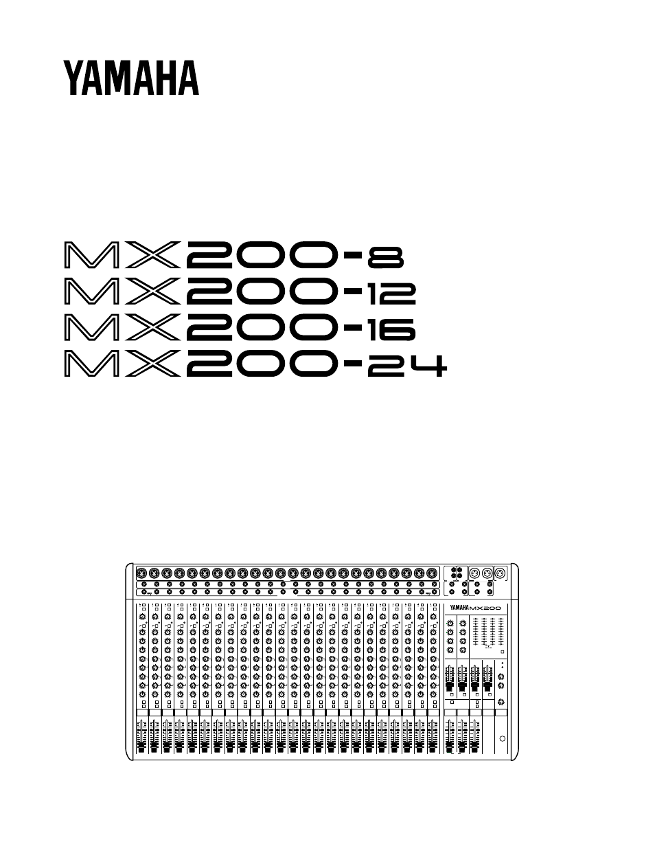 Yamaha MX200-8 User Manual | 57 pages