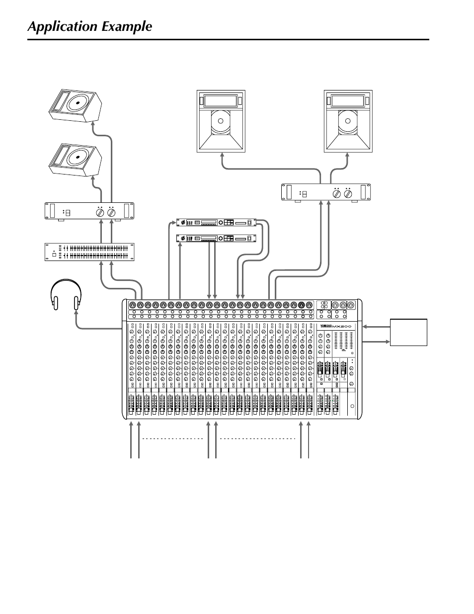 Application example | Yamaha MX200-8 User Manual | Page 10 / 57