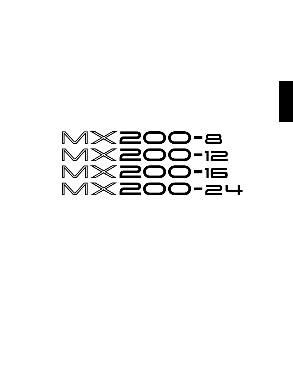 Français, Manuel d’instructions | Yamaha MX200-8 User Manual | Page 15 / 57