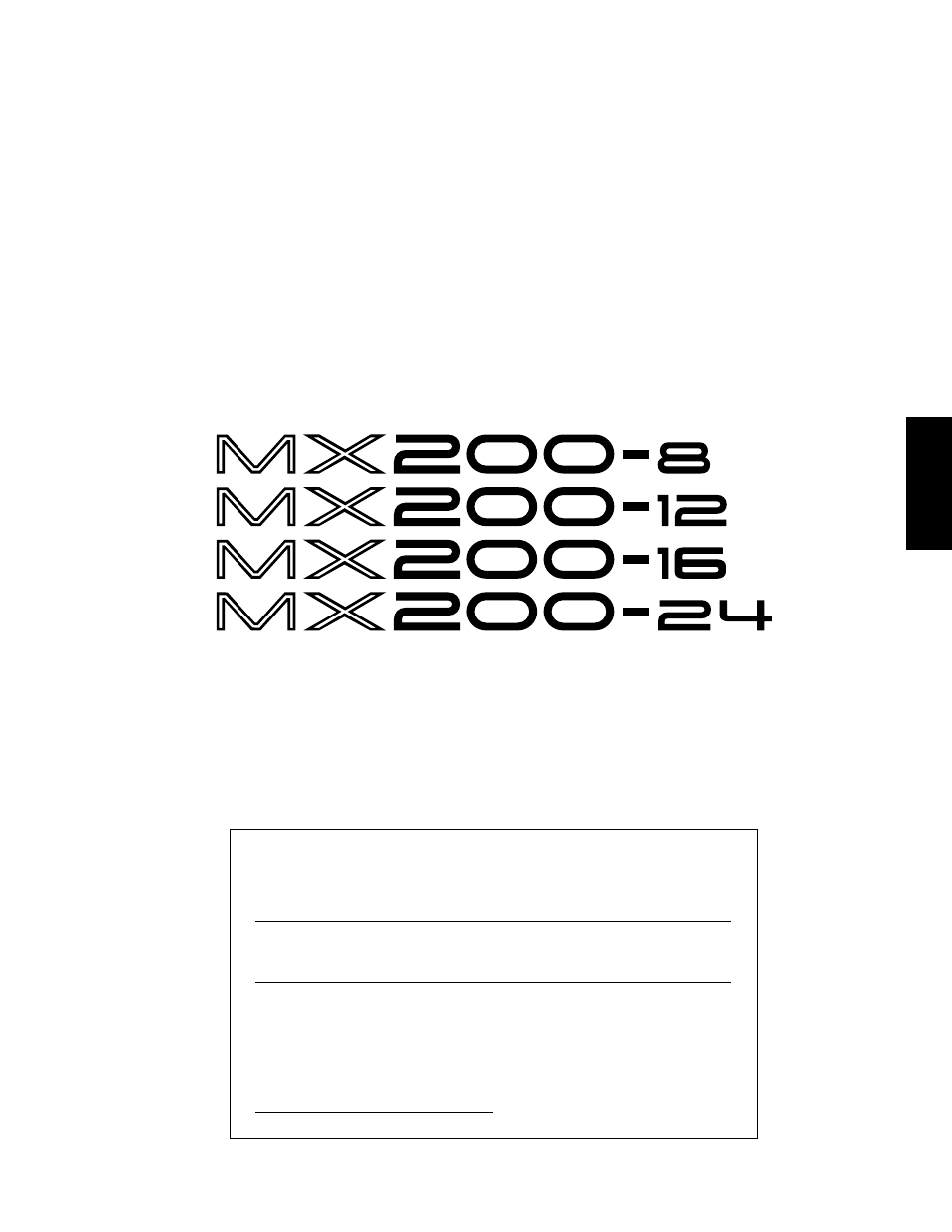 Deutsch, Bedienungsanleitung, Mischpulte | Yamaha MX200-8 User Manual | Page 29 / 57