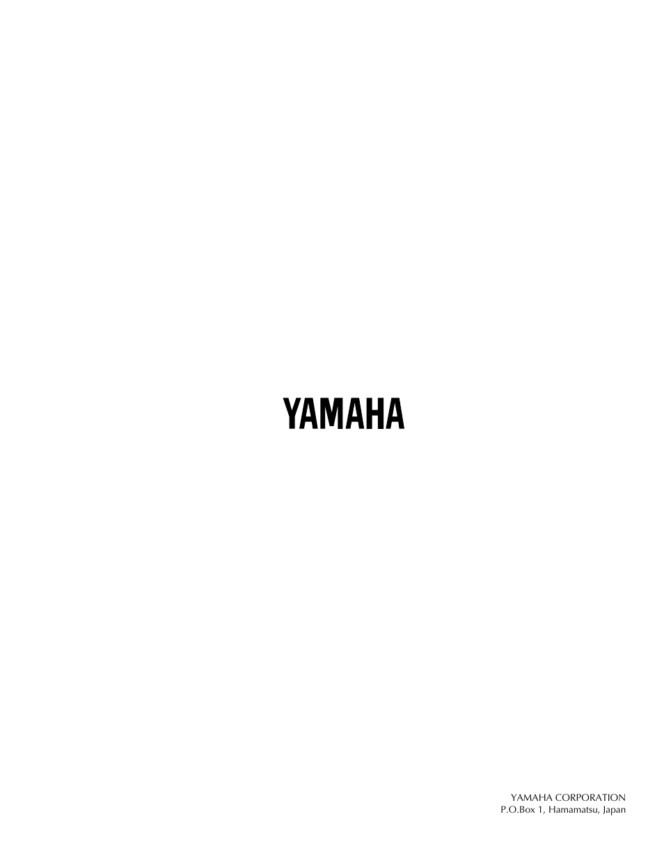 Yamaha MX200-8 User Manual | Page 57 / 57