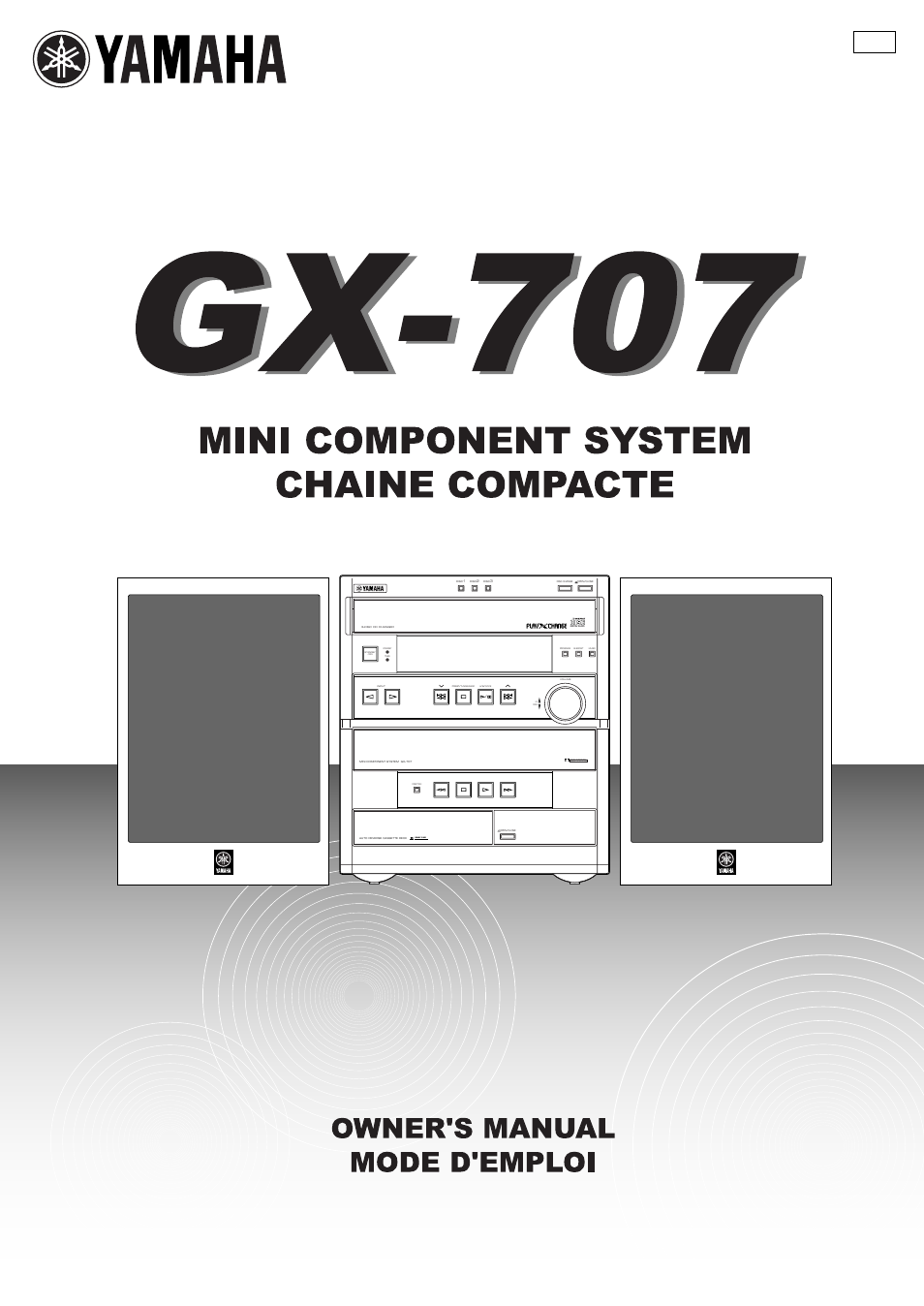 Yamaha GX707 User Manual | 52 pages