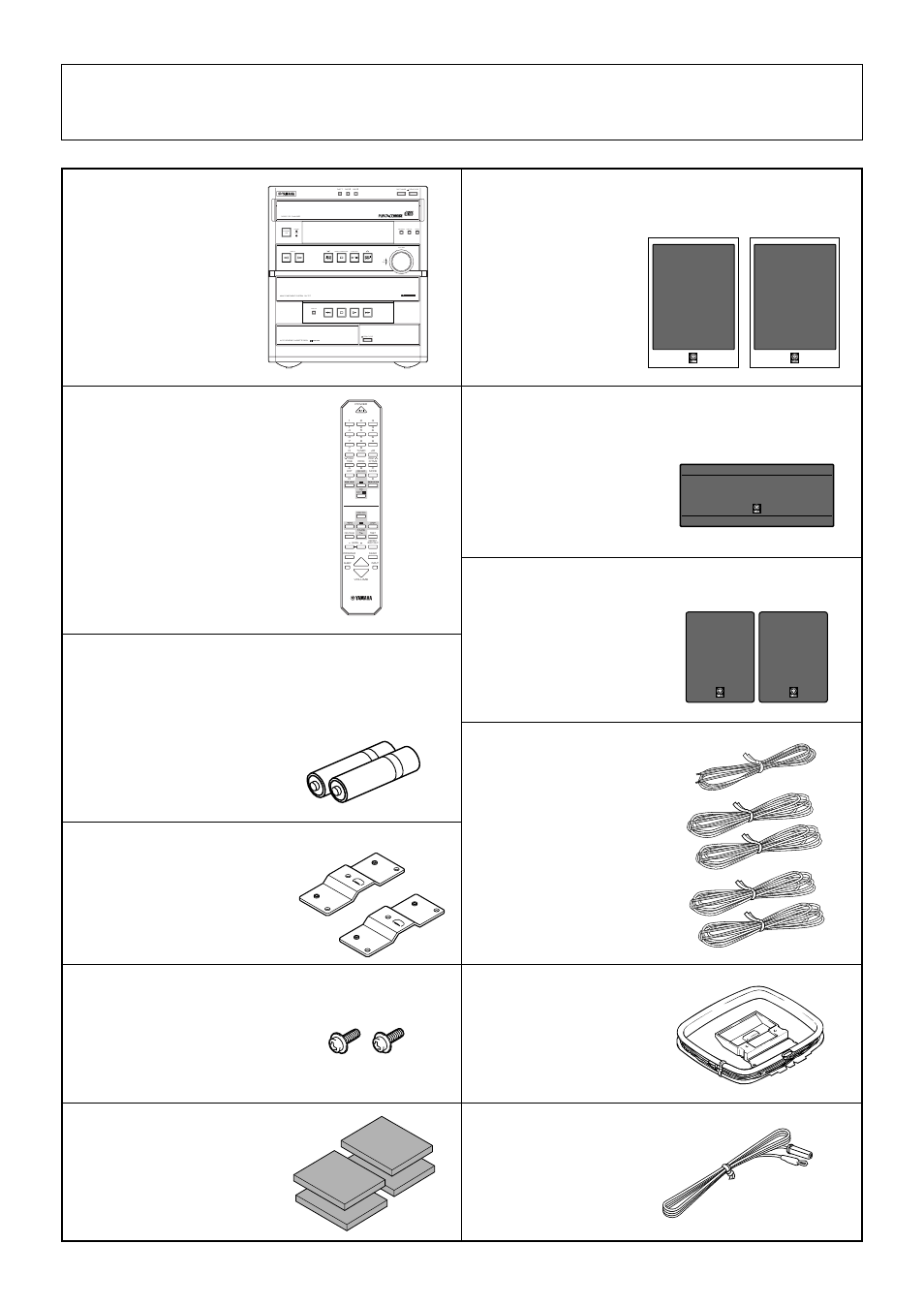Unpacking, Déballage, Disc | Open/ close disc change disc | Yamaha GX707 User Manual | Page 4 / 52