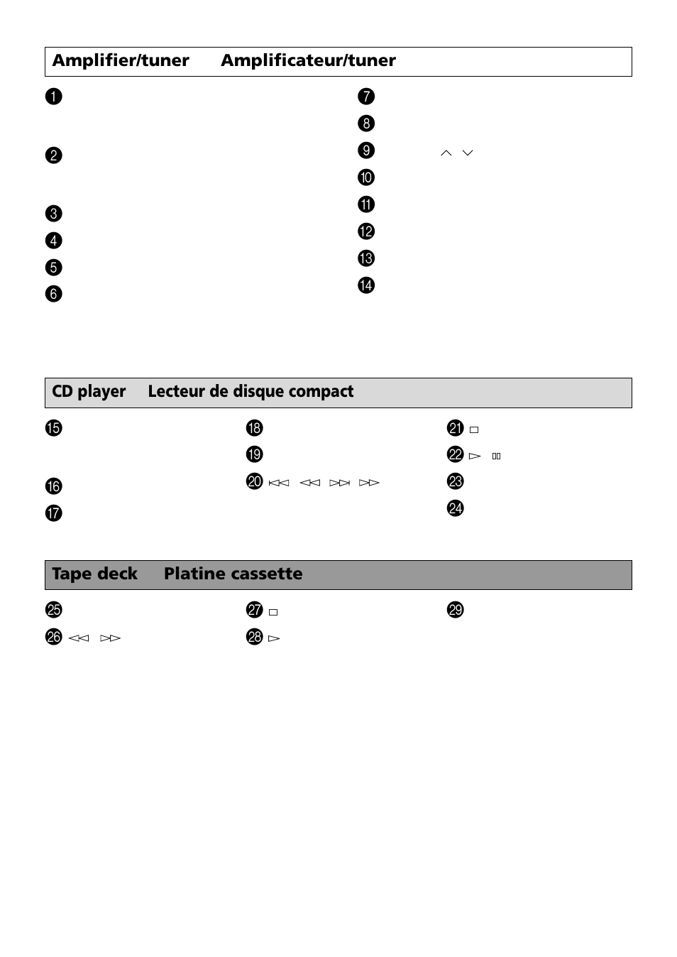 Yamaha GX707 User Manual | Page 9 / 52