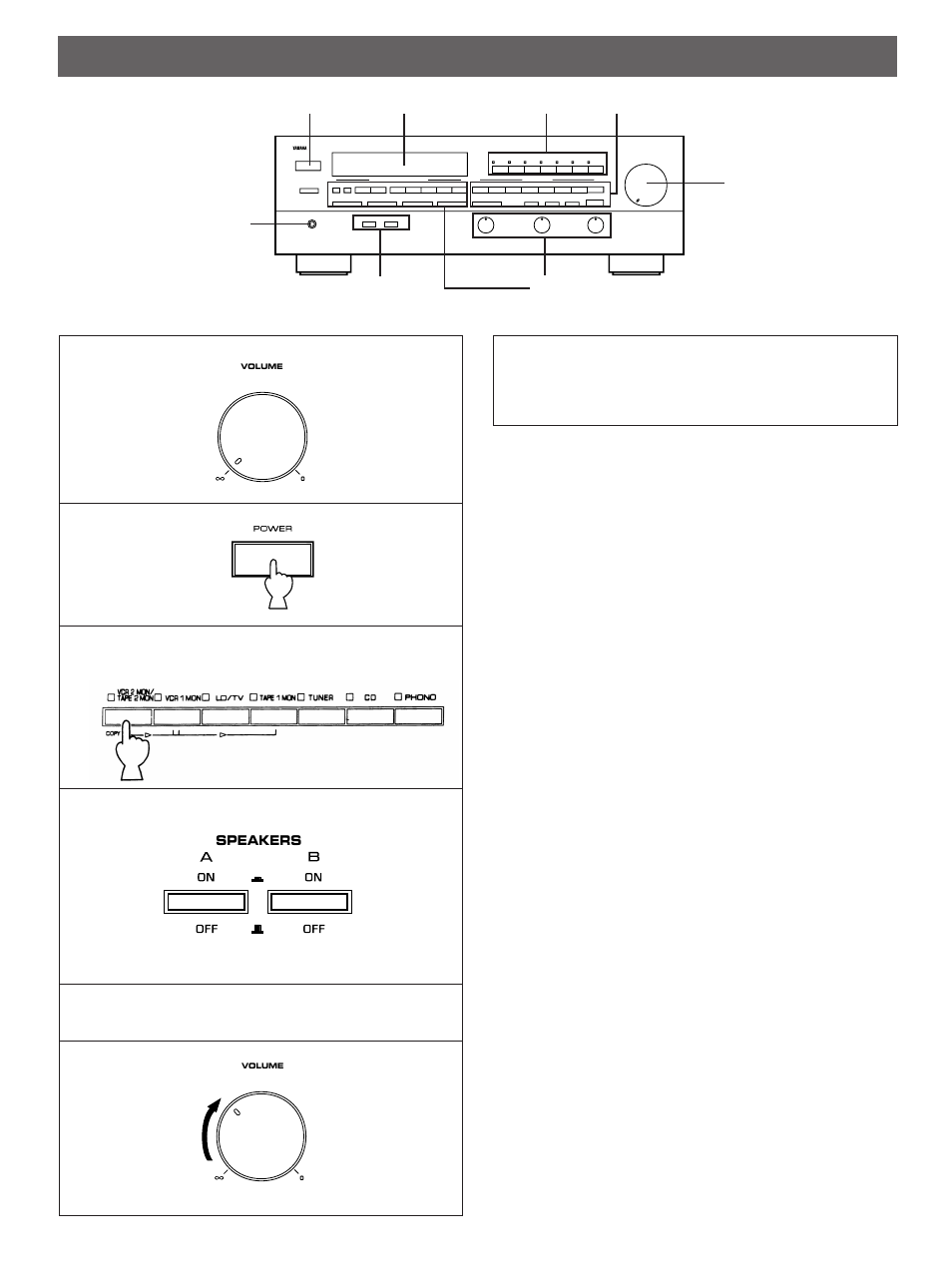 Operations | Yamaha RX-V670 User Manual | Page 13 / 30