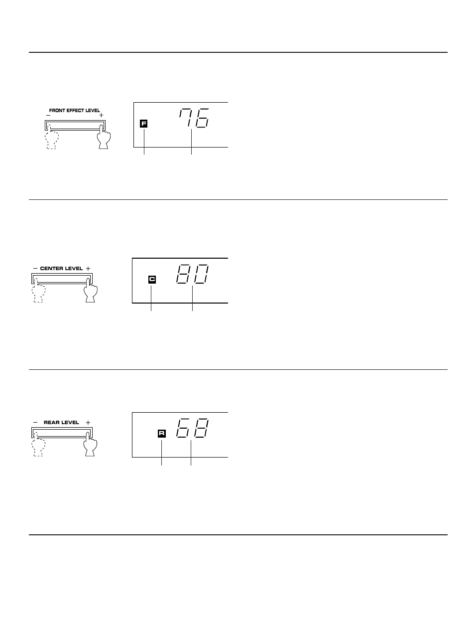 Adjustment of the center level | Yamaha RX-V670 User Manual | Page 21 / 30