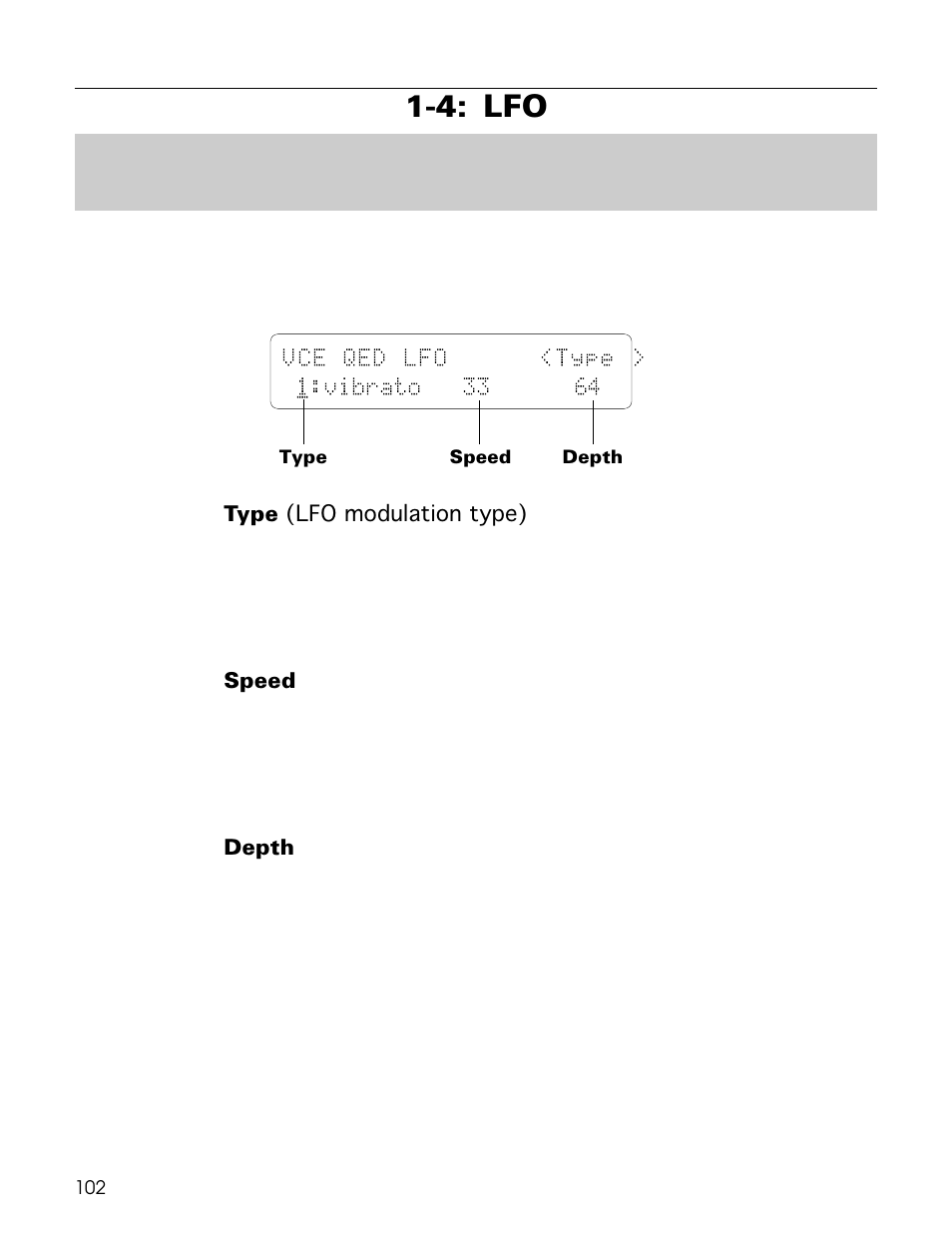 4: lfo | Yamaha TG500 User Manual | Page 114 / 334