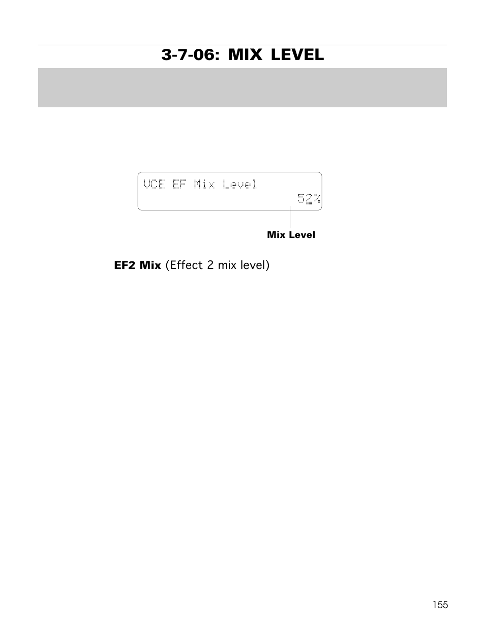 7-06: mix level | Yamaha TG500 User Manual | Page 167 / 334