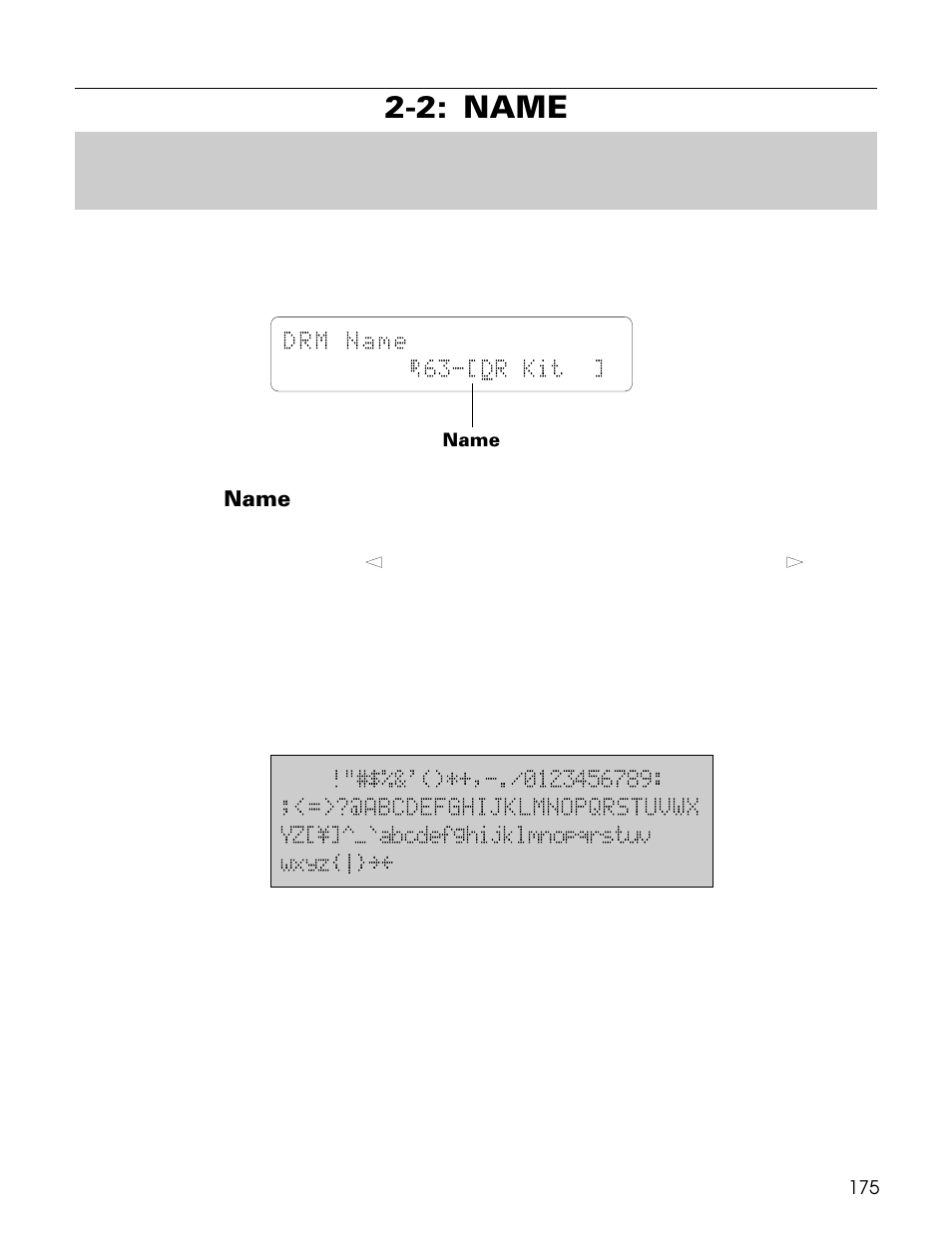 2: name | Yamaha TG500 User Manual | Page 187 / 334