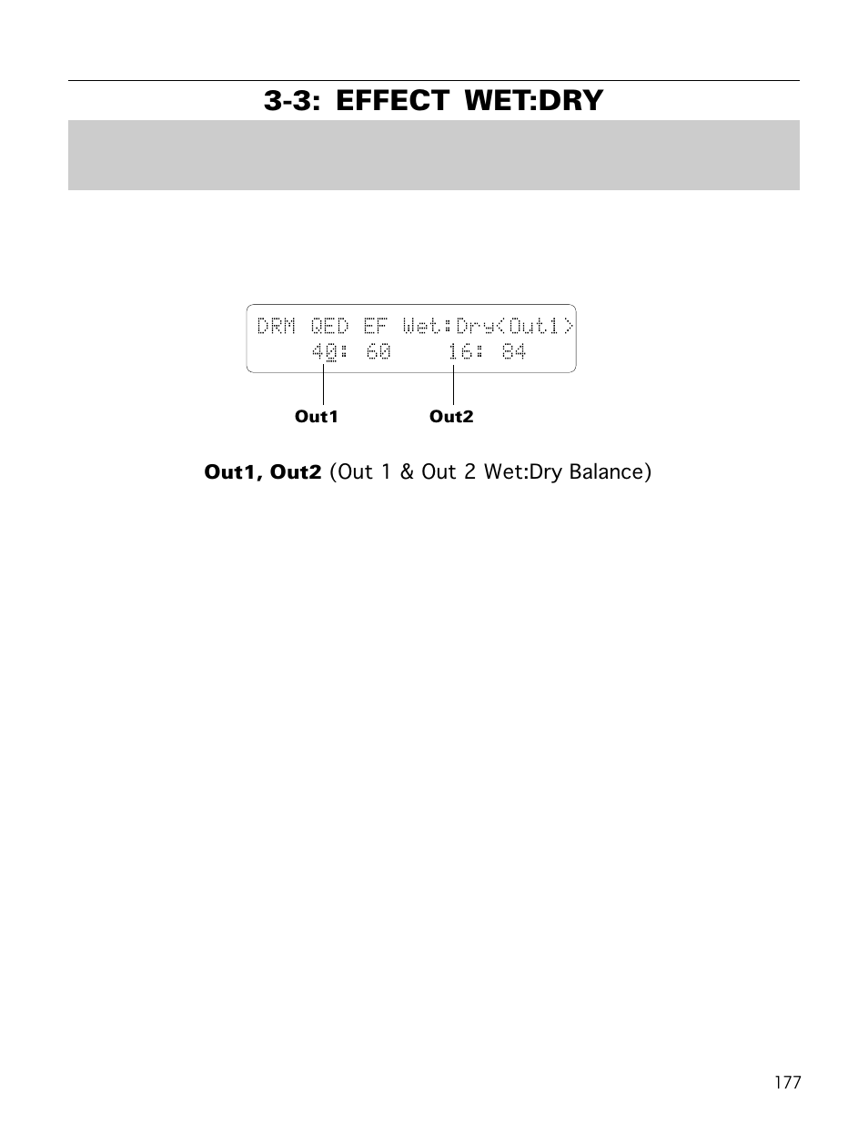 3: effect wet:dry | Yamaha TG500 User Manual | Page 189 / 334