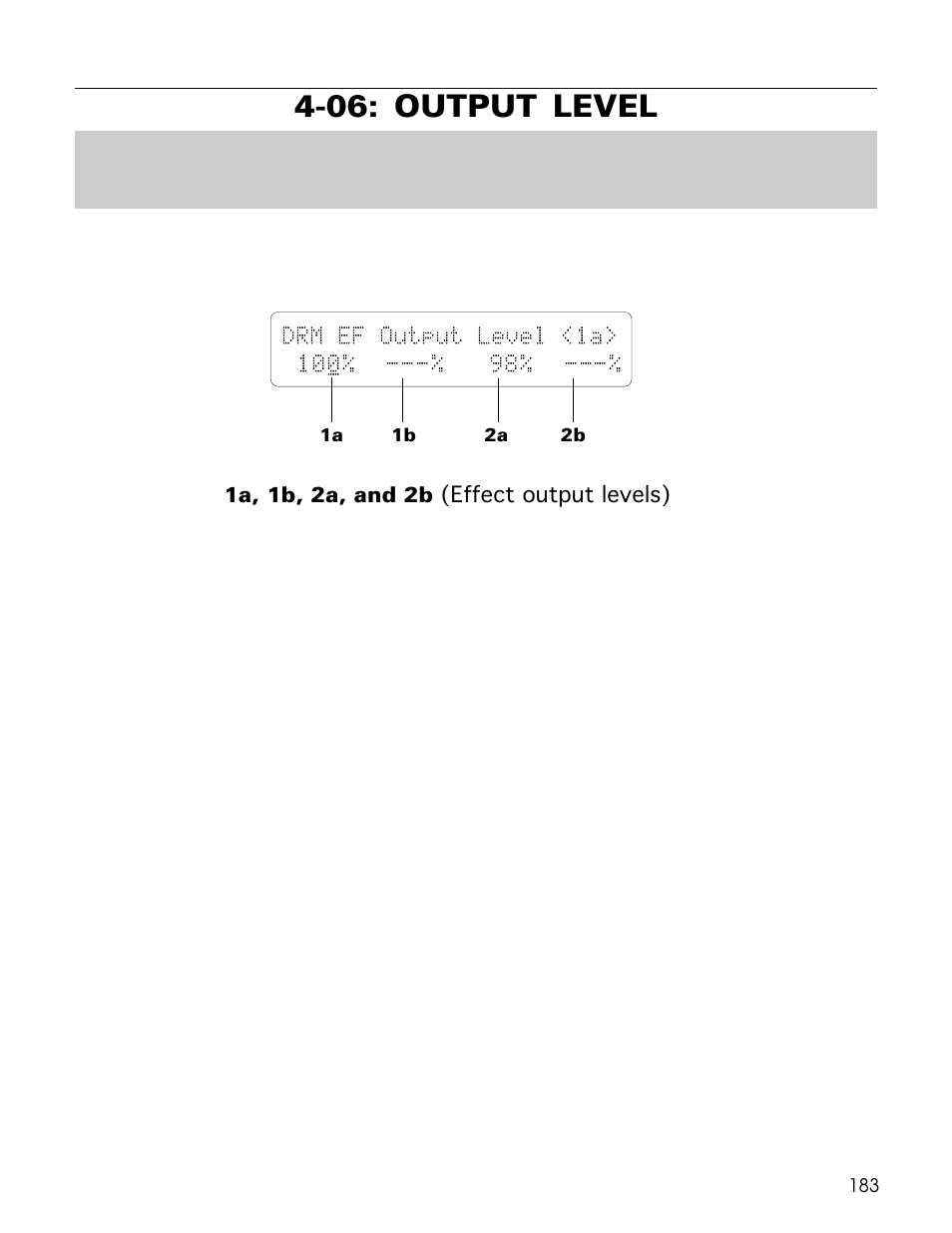 06: output level | Yamaha TG500 User Manual | Page 195 / 334