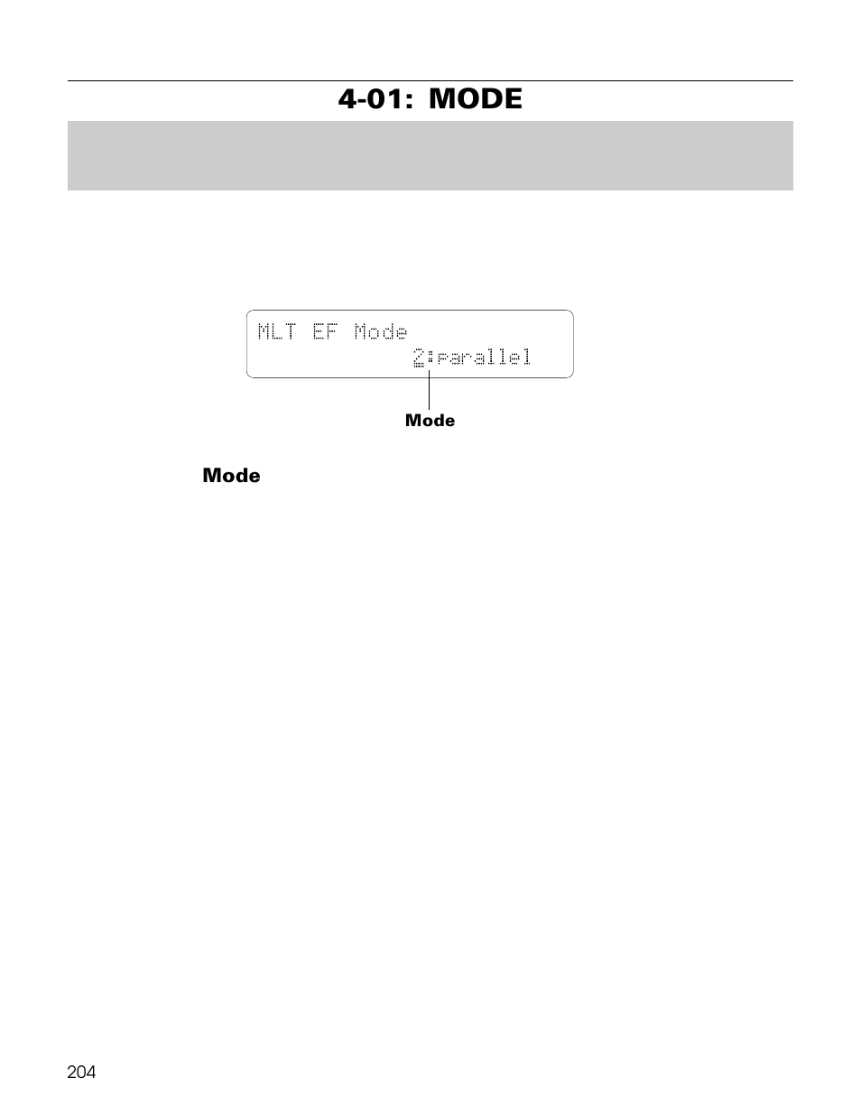 01: mode, Mlt ef mode 2:parallel | Yamaha TG500 User Manual | Page 216 / 334