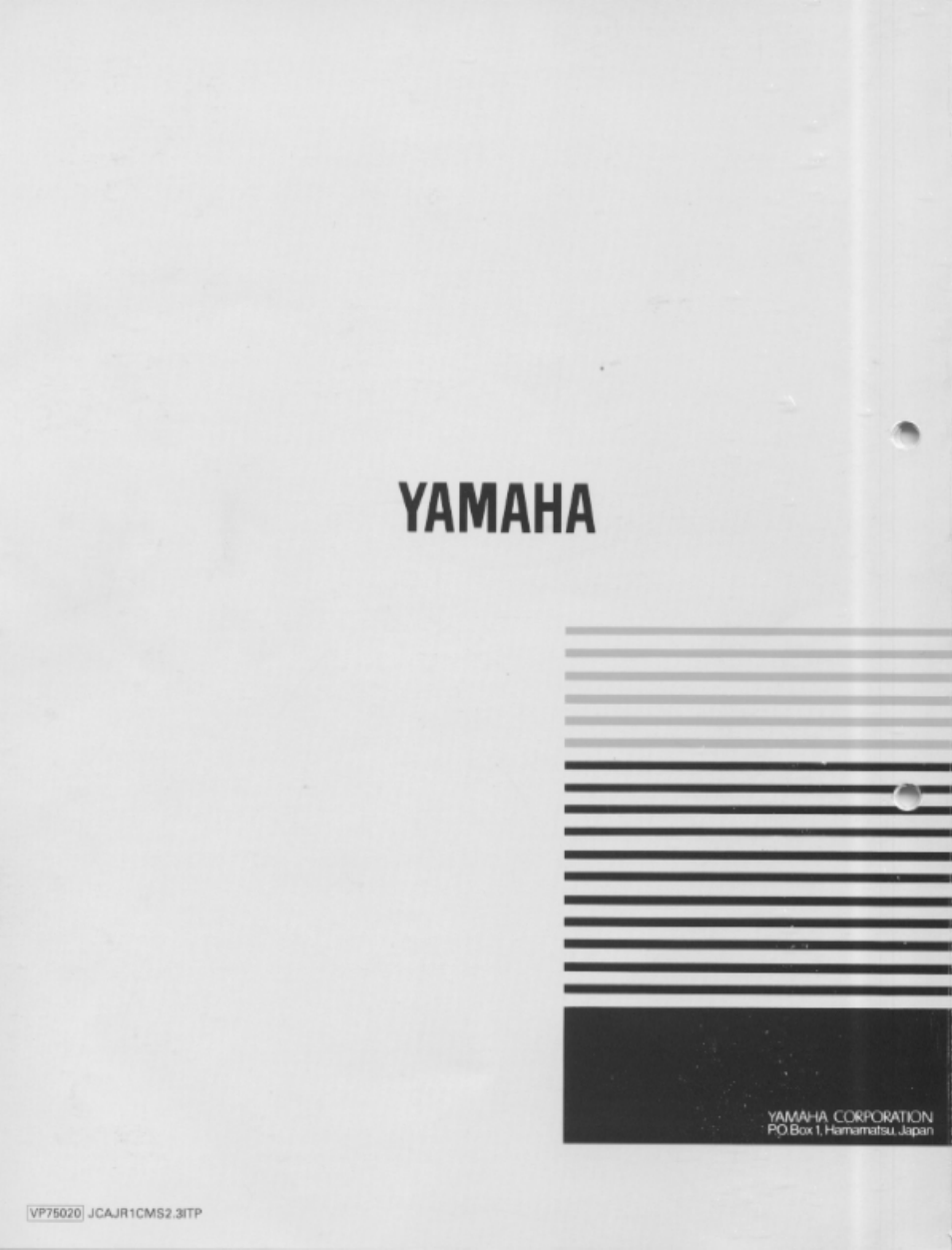 Yamaha TG500 User Manual | Page 334 / 334