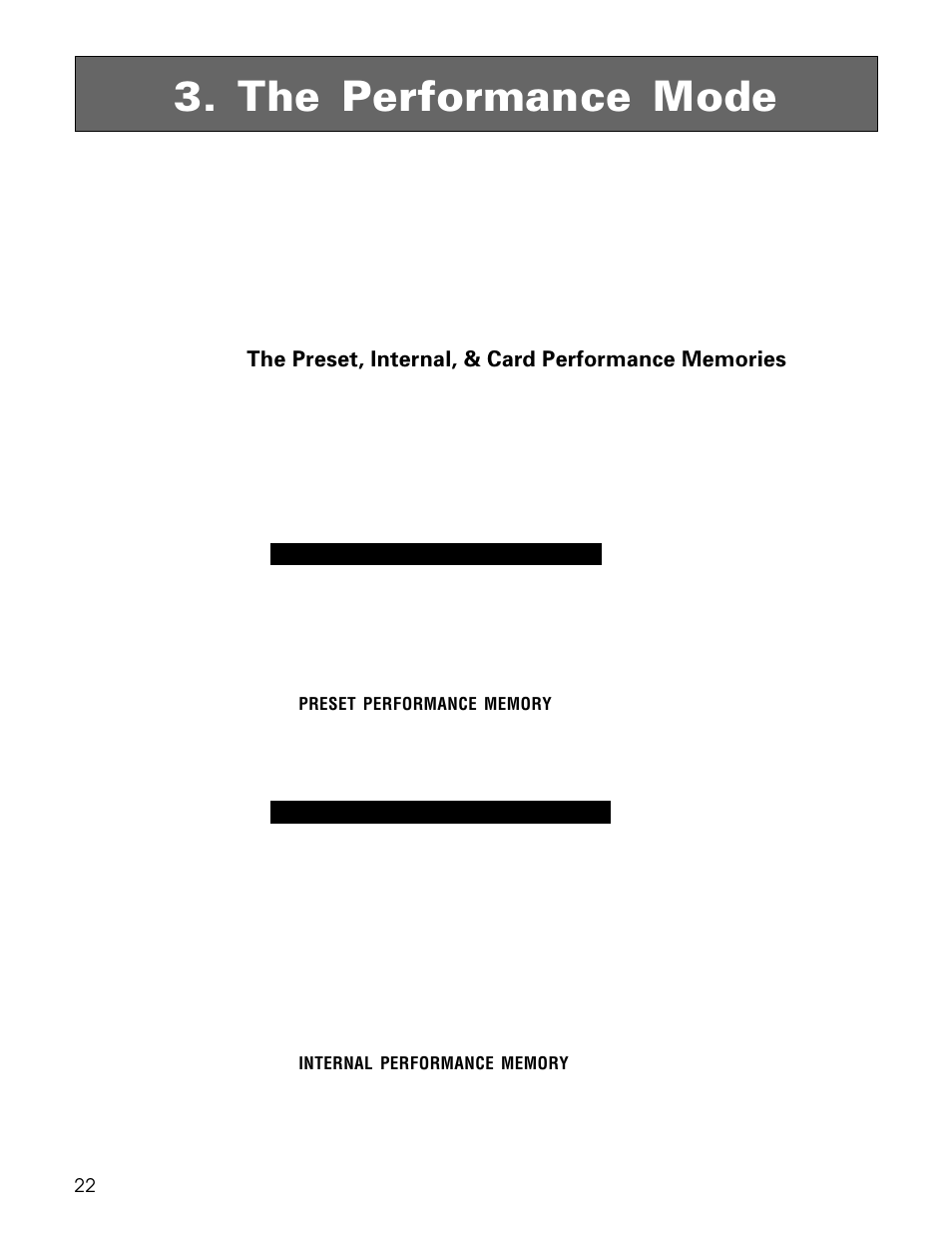 The performance mode | Yamaha TG500 User Manual | Page 34 / 334