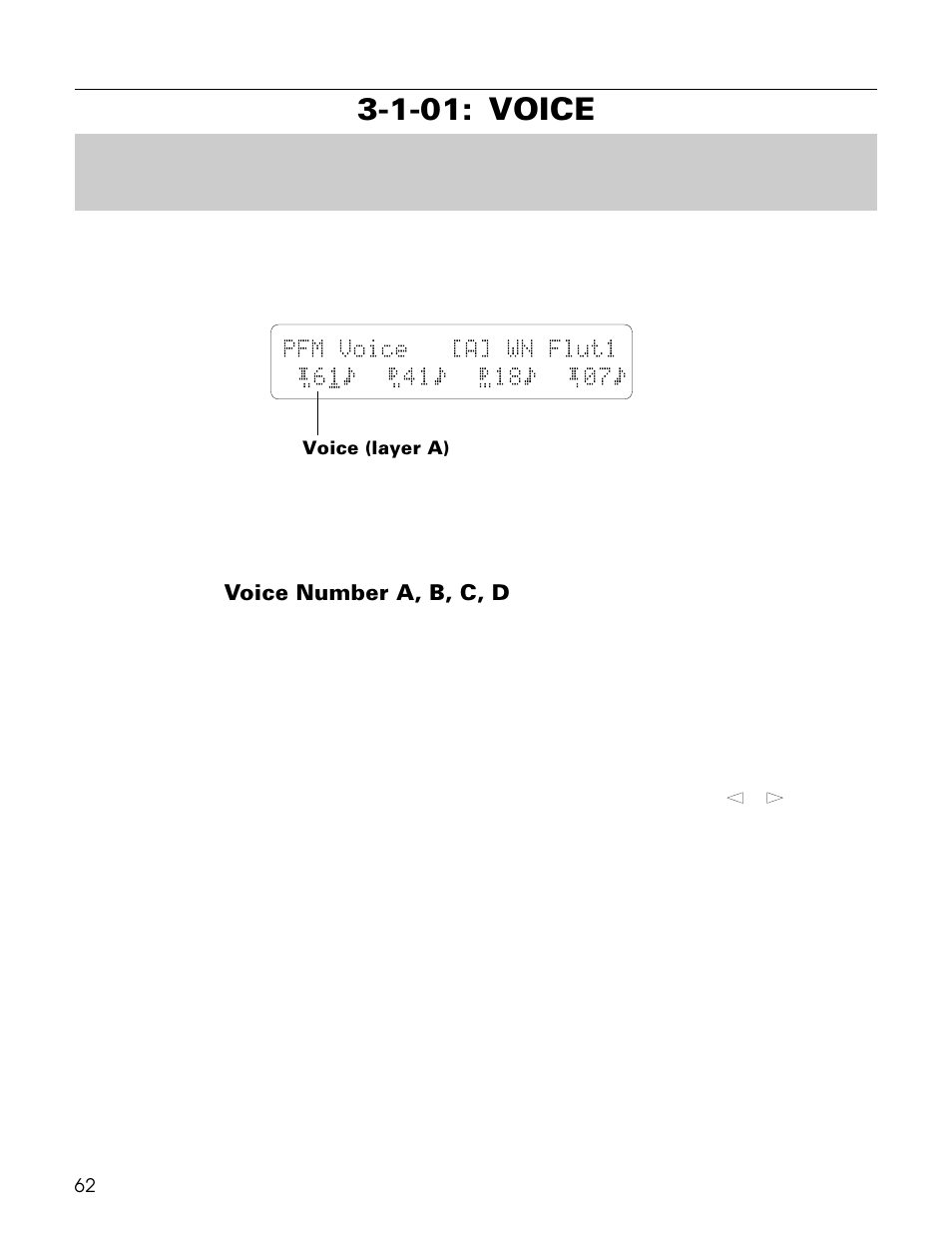 1-01: voice | Yamaha TG500 User Manual | Page 74 / 334