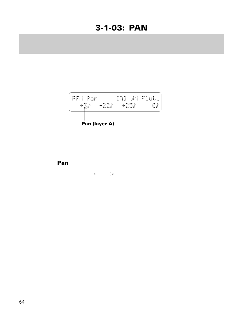1-03: pan | Yamaha TG500 User Manual | Page 76 / 334