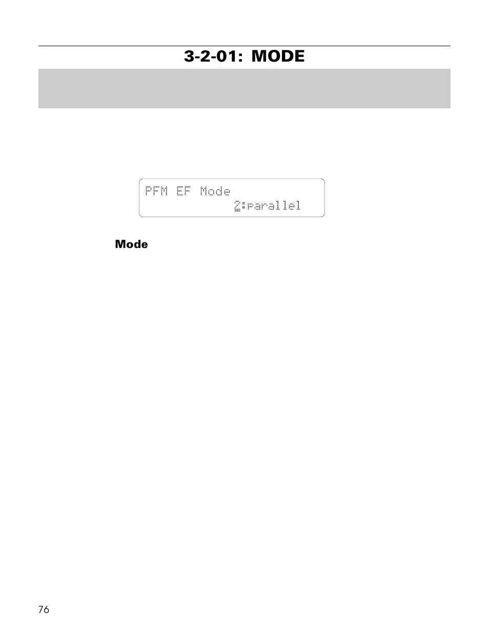 2-01: mode, Pfm ef mode 2:parallel | Yamaha TG500 User Manual | Page 88 / 334