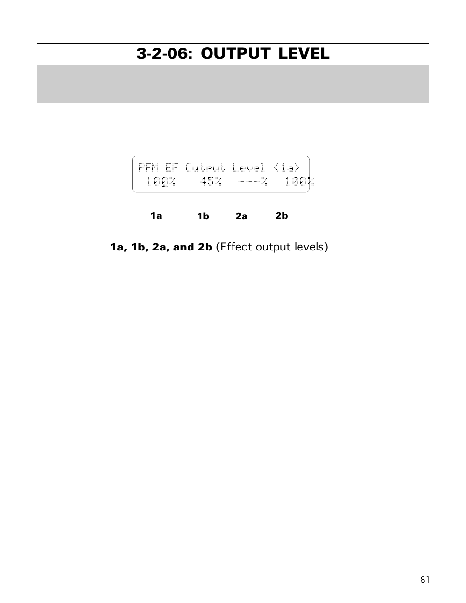 2-06: output level | Yamaha TG500 User Manual | Page 93 / 334