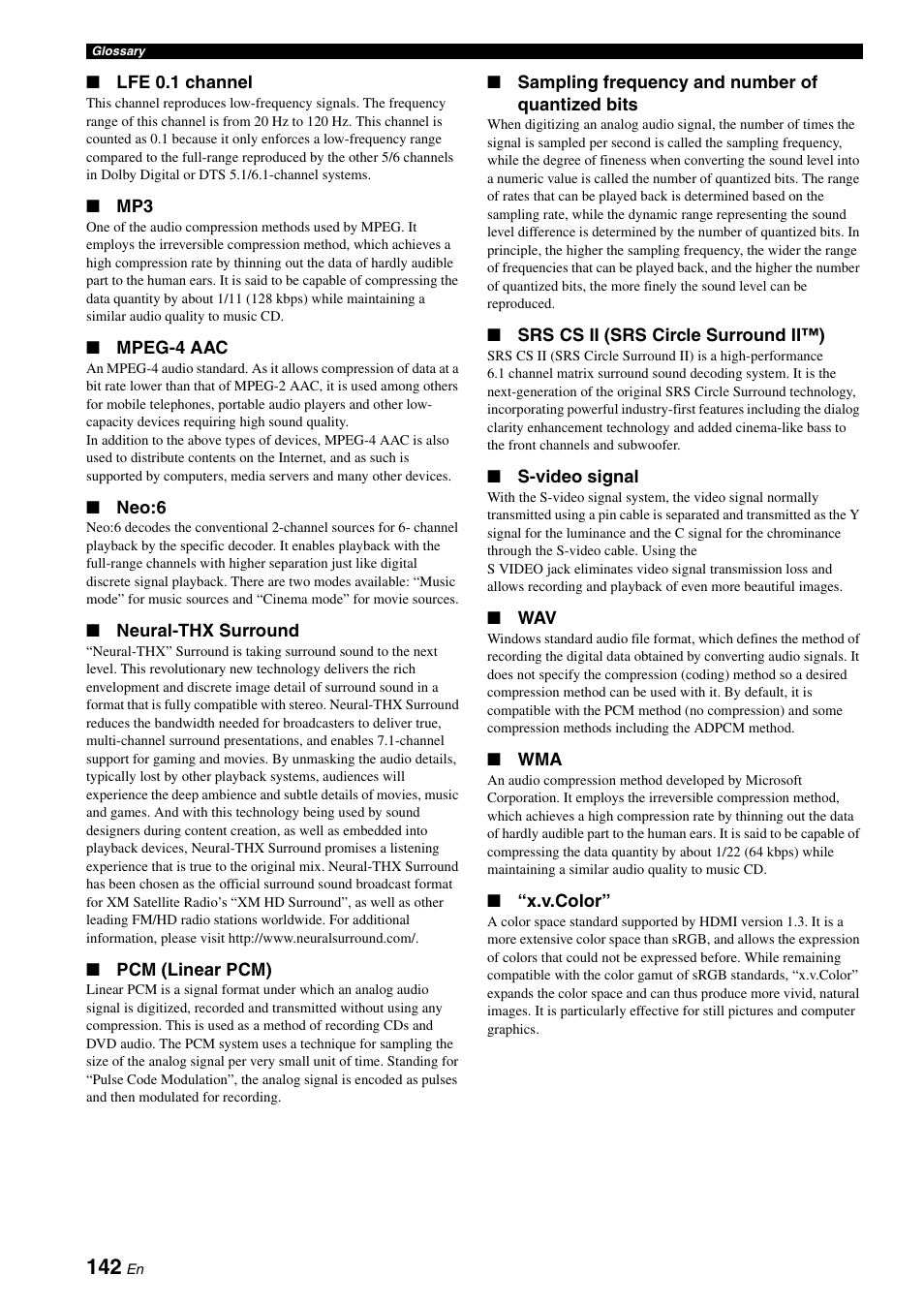 Yamaha RX-V3900 User Manual | Page 146 / 169