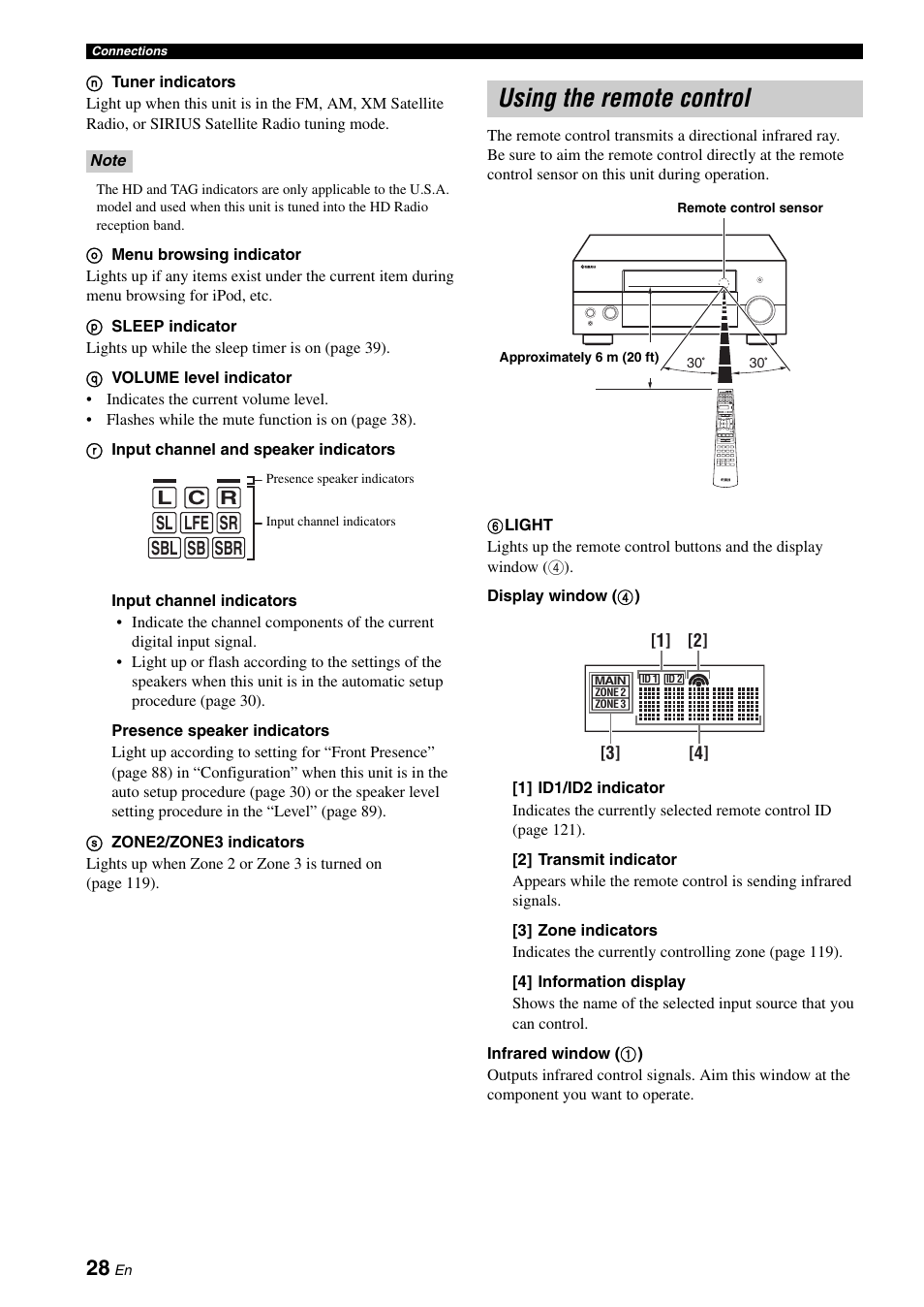 Using the remote control | Yamaha RX-V3900 User Manual | Page 32 / 169