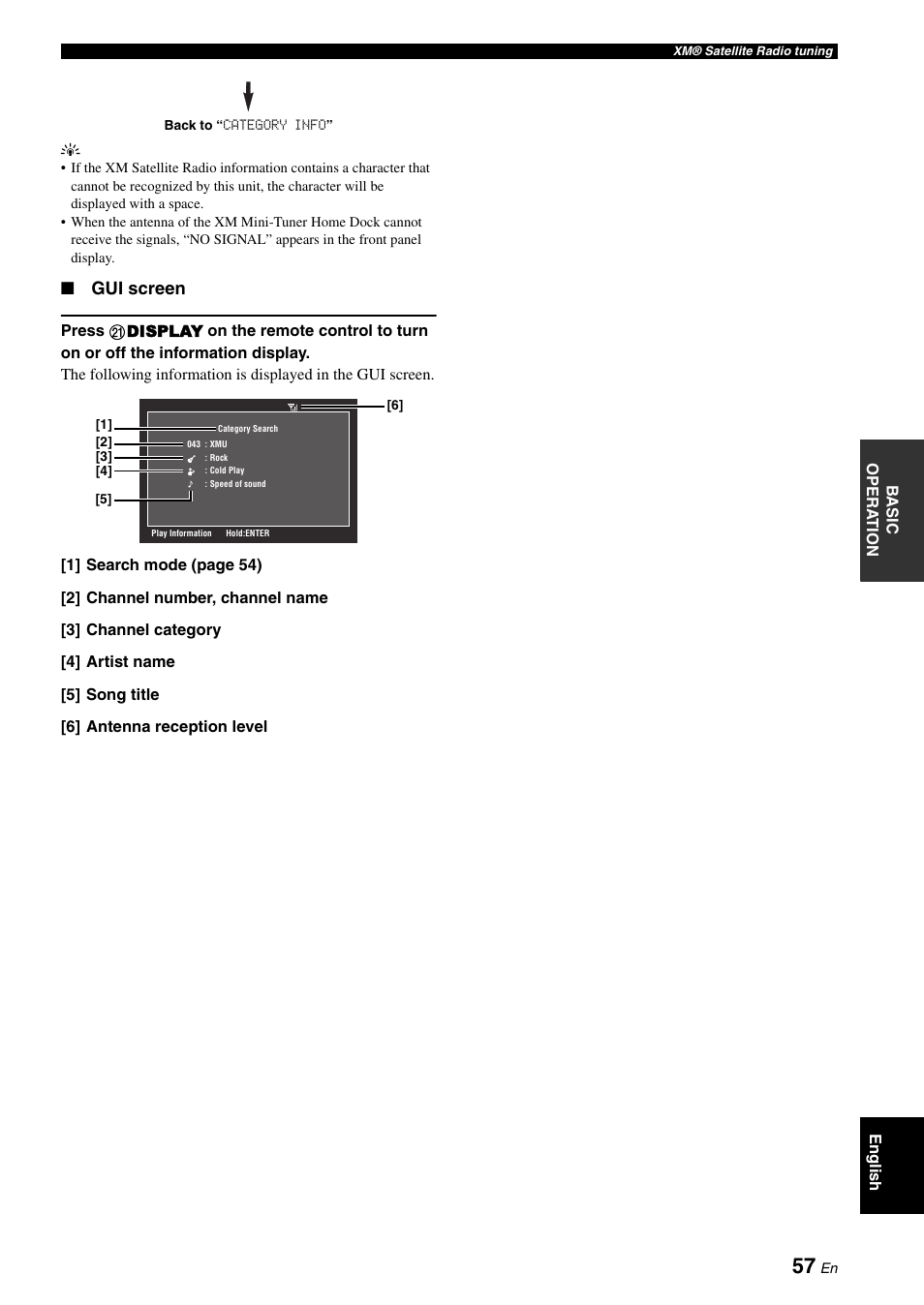 Gui screen | Yamaha RX-V3900 User Manual | Page 61 / 169