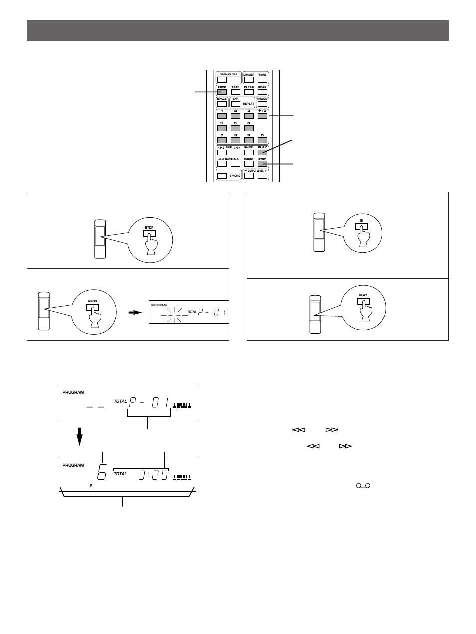 Program play, 4program play | Yamaha CDX-880  EN User Manual | Page 13 / 22