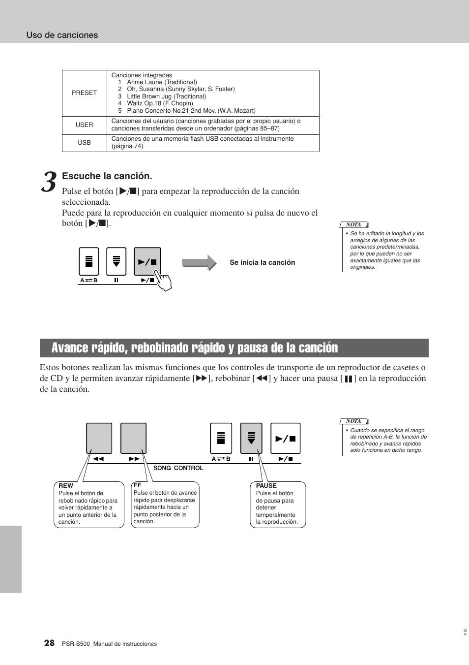 Yamaha WH27910 User Manual | Page 28 / 122