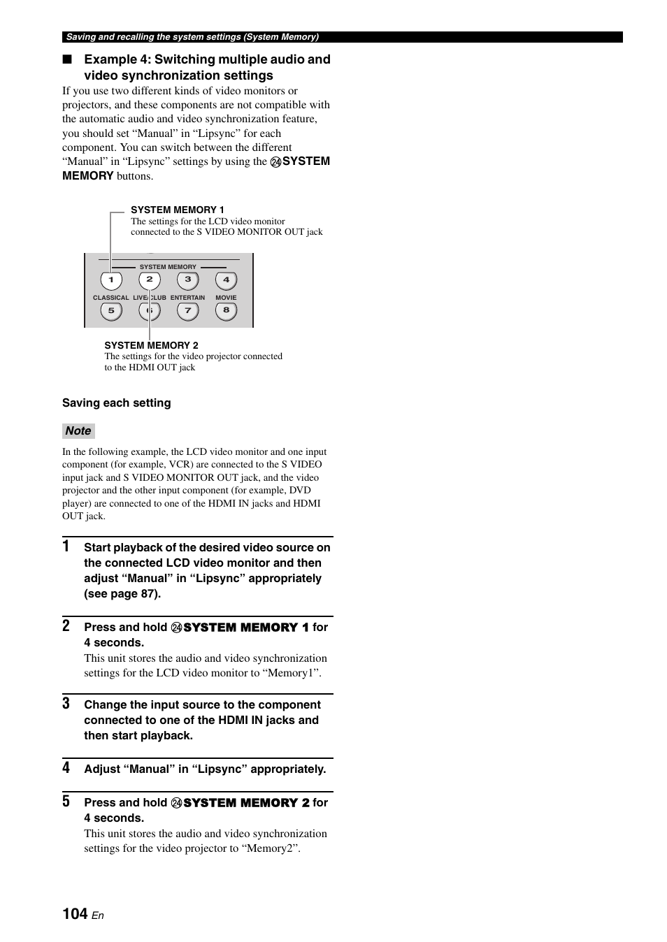 Yamaha RX-V3800 User Manual | Page 108 / 169