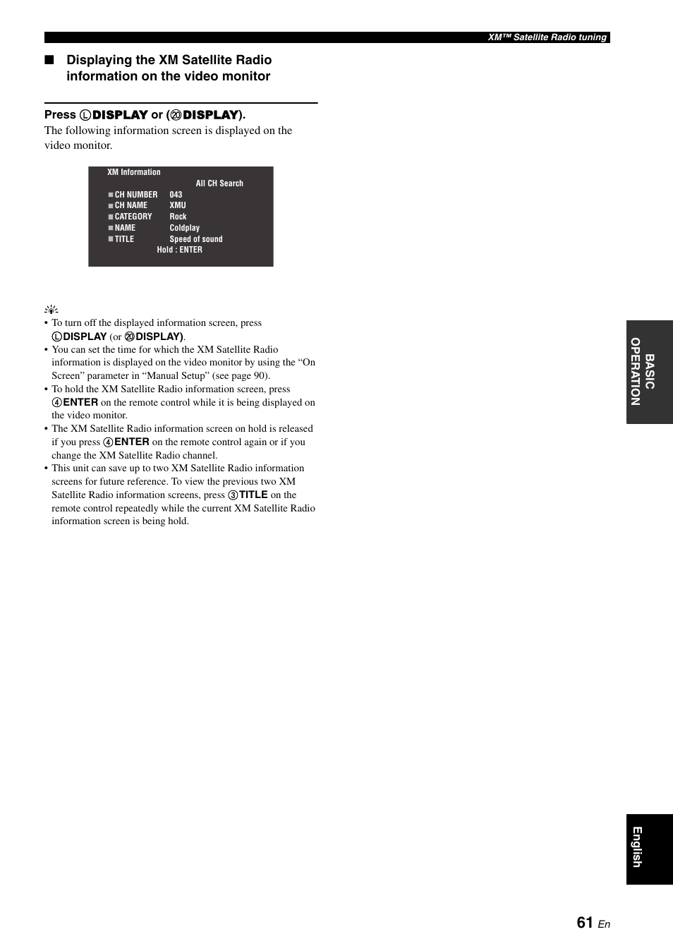 Yamaha RX-V3800 User Manual | Page 65 / 169