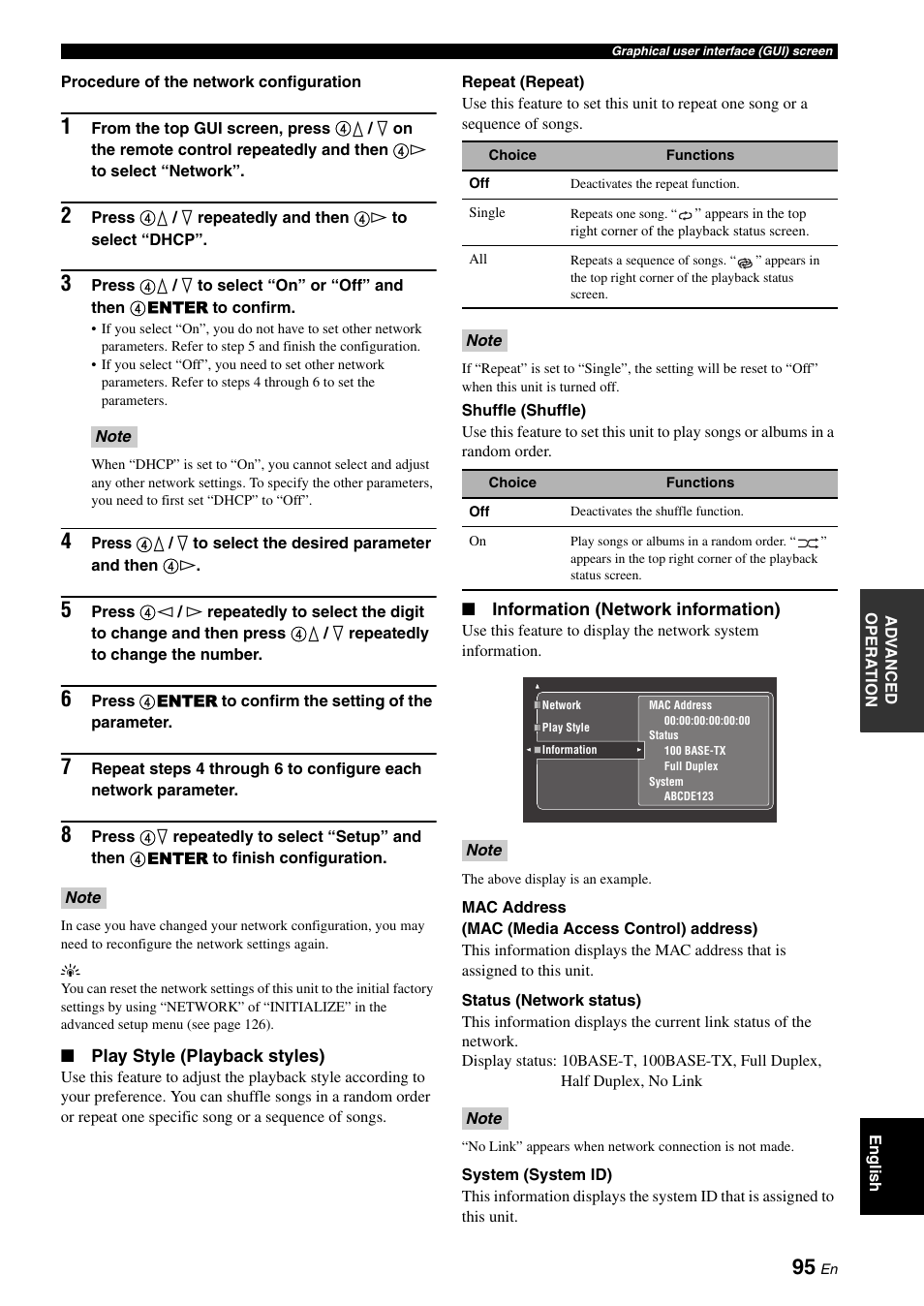 Yamaha RX-V3800 User Manual | Page 99 / 169