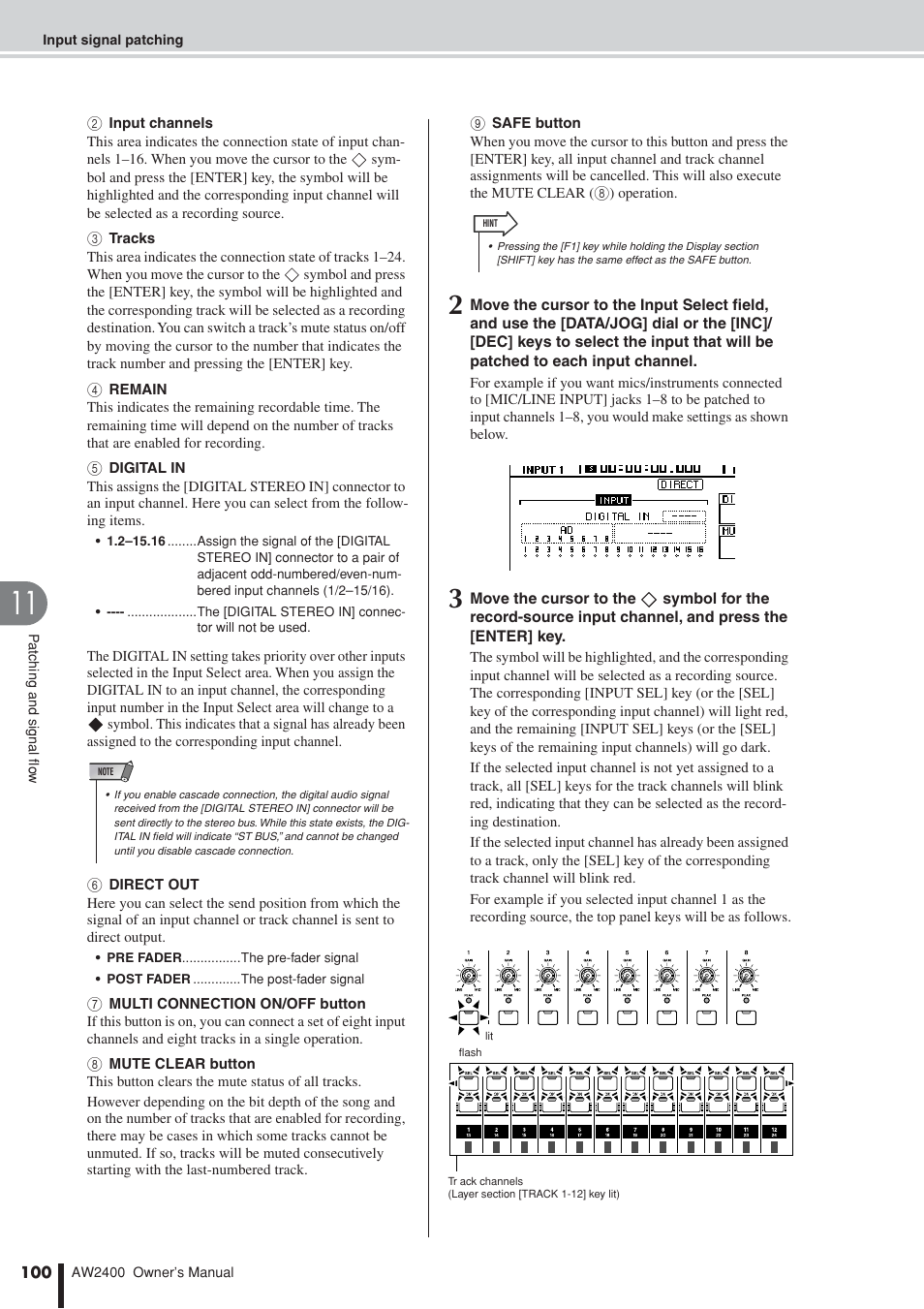 Yamaha AW2400 User Manual | Page 100 / 288