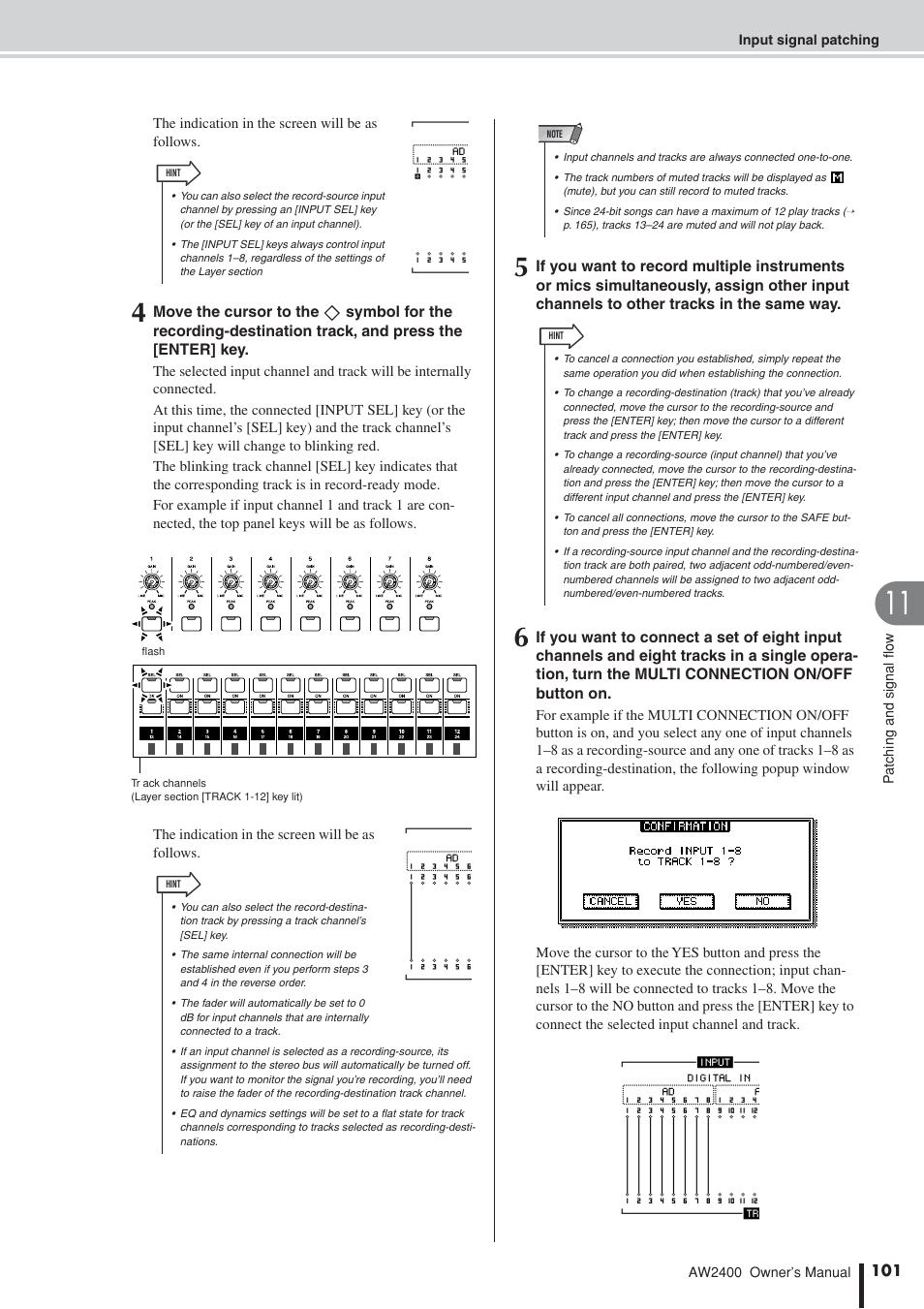 Yamaha AW2400 User Manual | Page 101 / 288