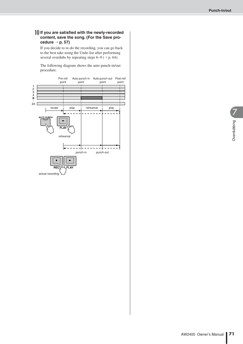 Yamaha AW2400 User Manual | Page 71 / 288