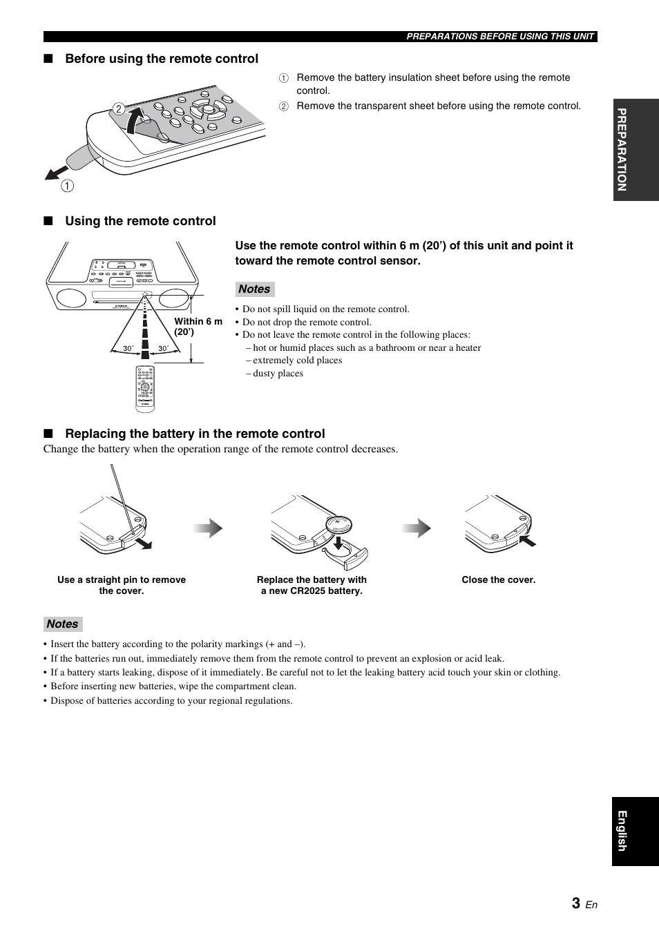 P. 3) | Yamaha TSX-130 User Manual | Page 7 / 25