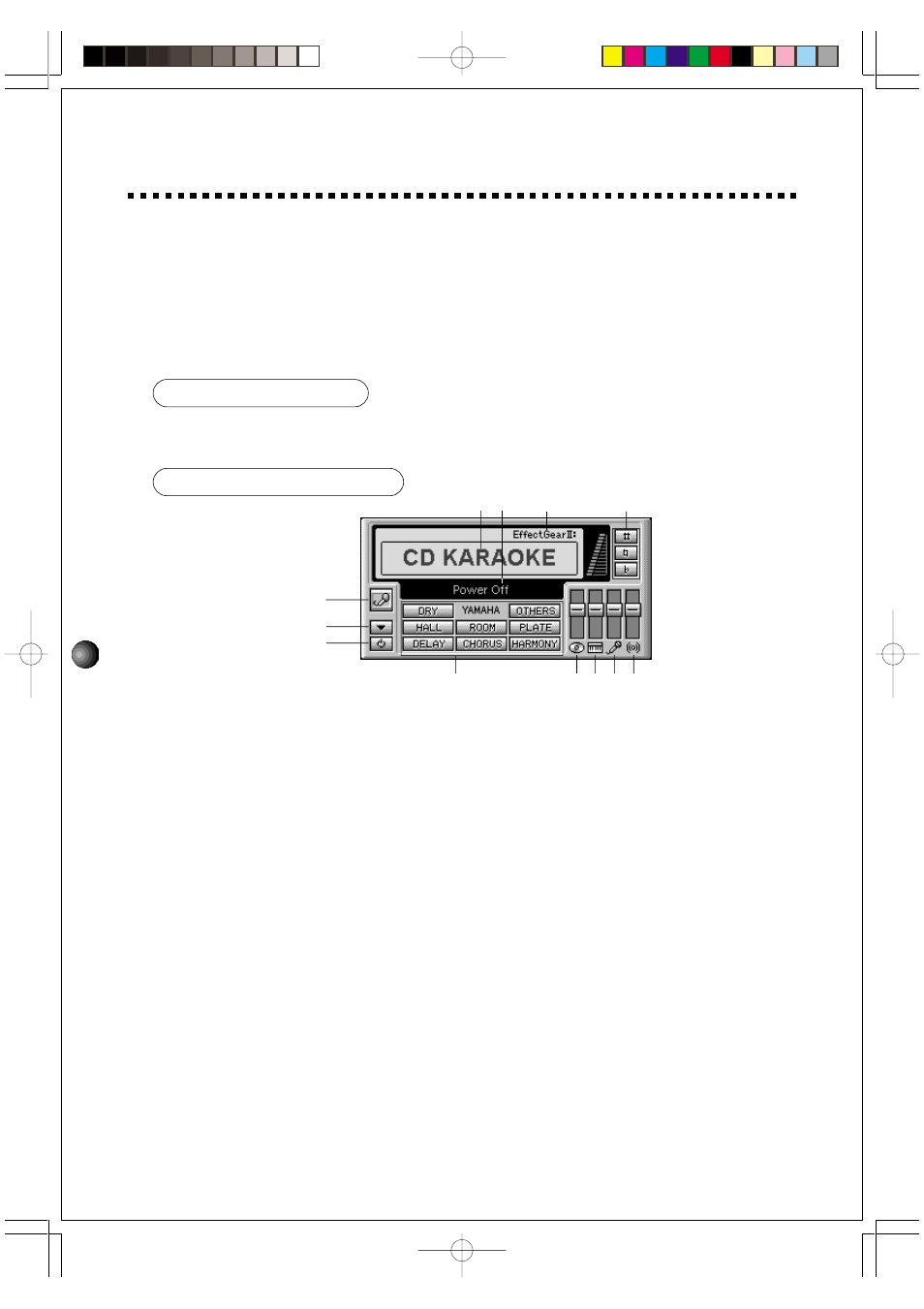 Sw60xg application software, Effectgearii, Startup procedure | Names and functions | Yamaha SW60XG User Manual | Page 12 / 16