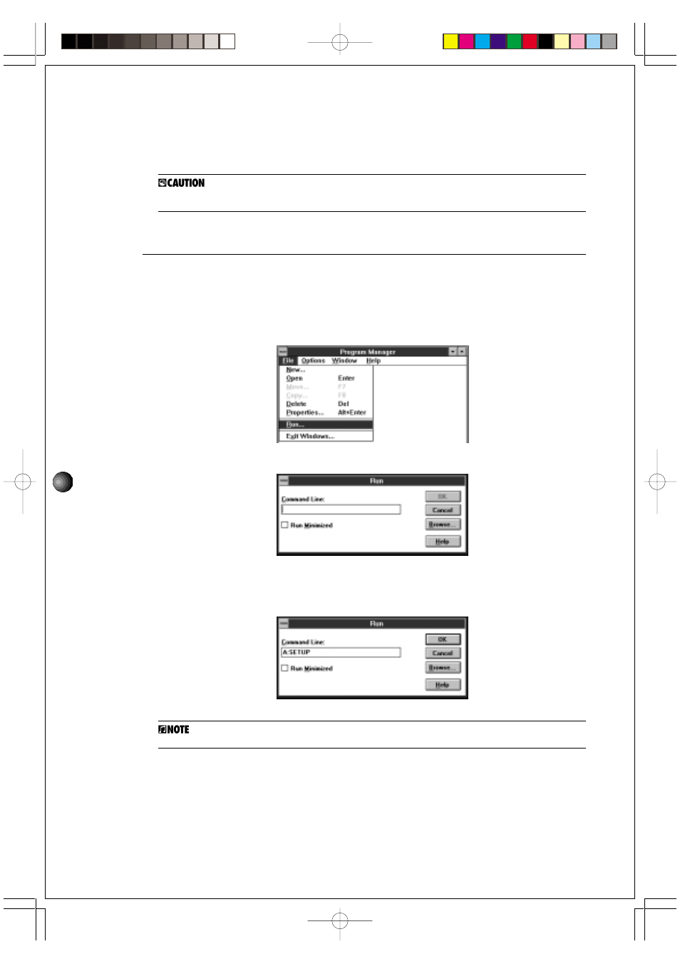 Software installation, Installation procedure for windows 3.1 | Yamaha SW60XG User Manual | Page 8 / 16