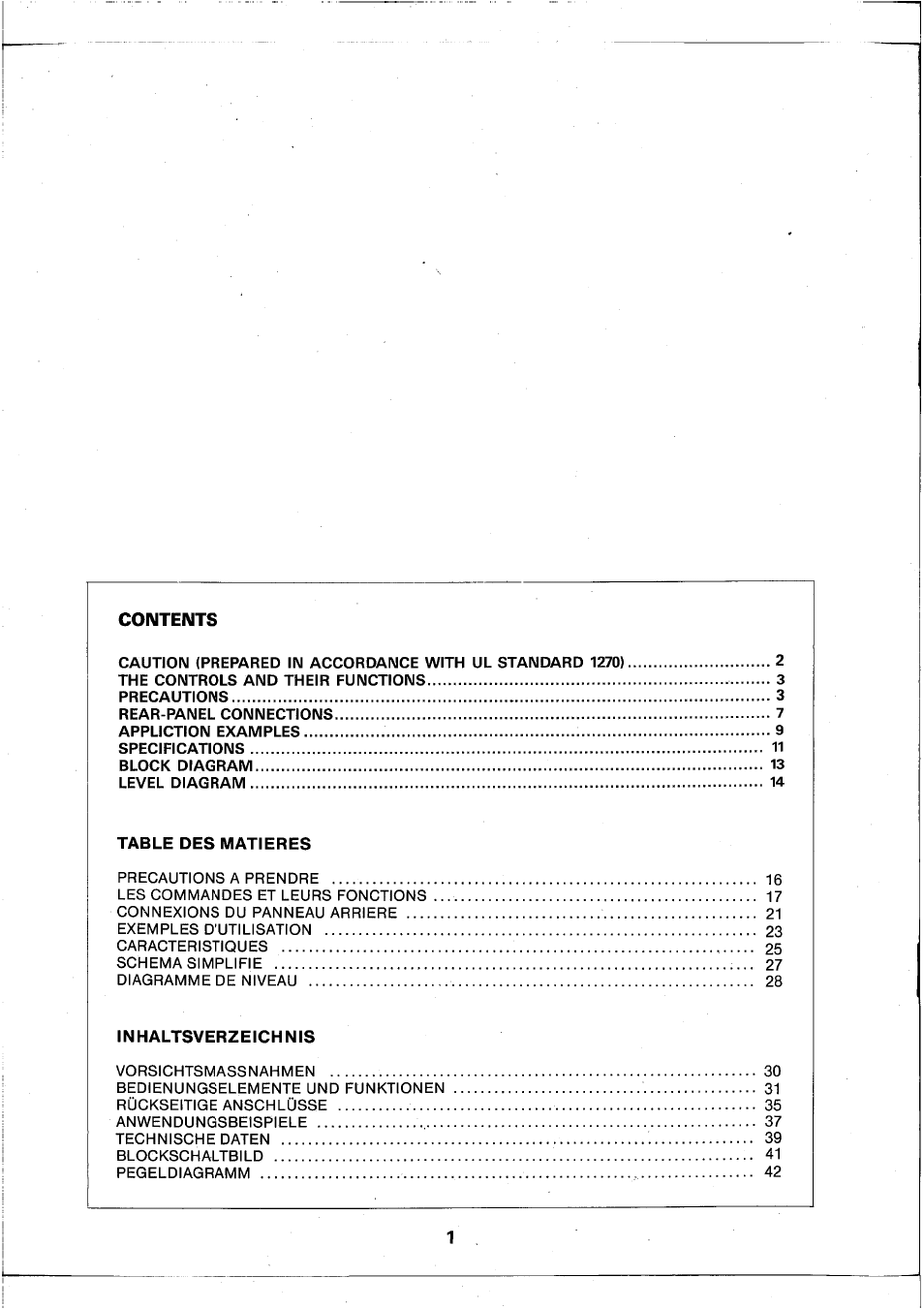 Yamaha RM602 User Manual | Page 2 / 44