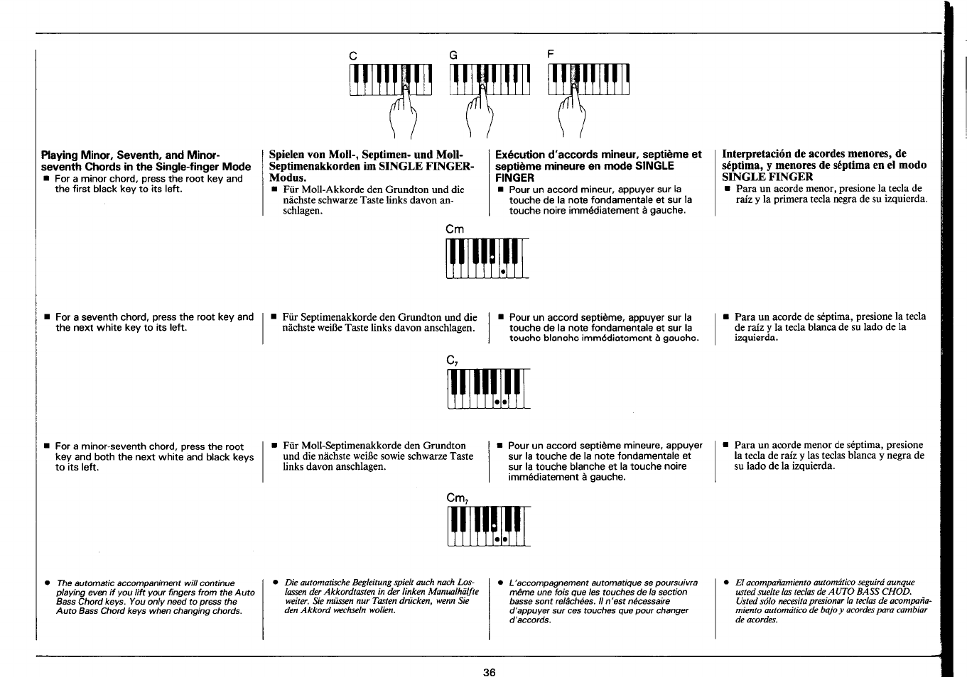 Yamaha Portatone PSR-4500 User Manual | Page 38 / 48