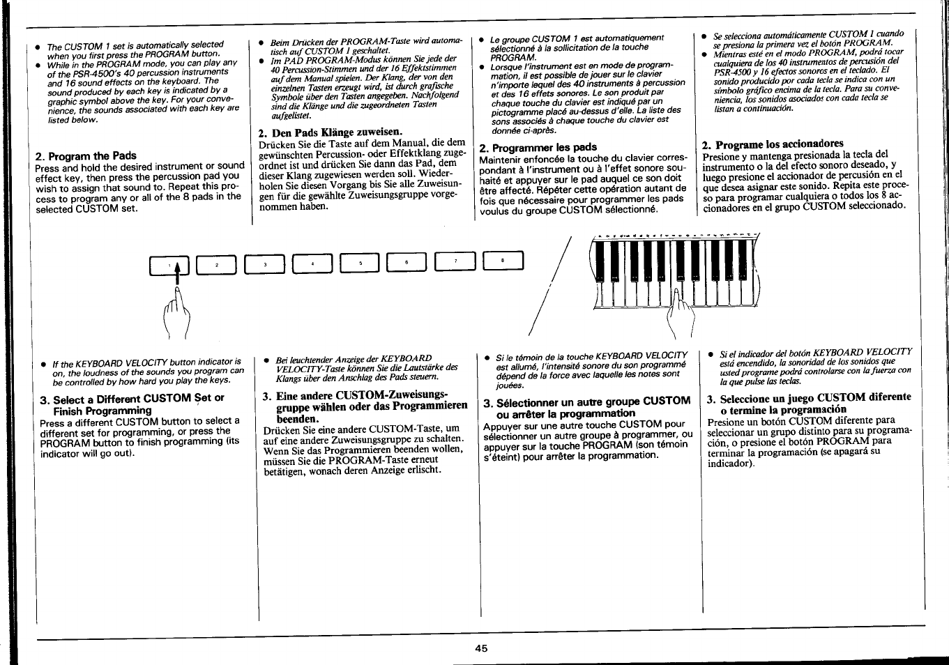 Yamaha Portatone PSR-4500 User Manual | Page 47 / 48