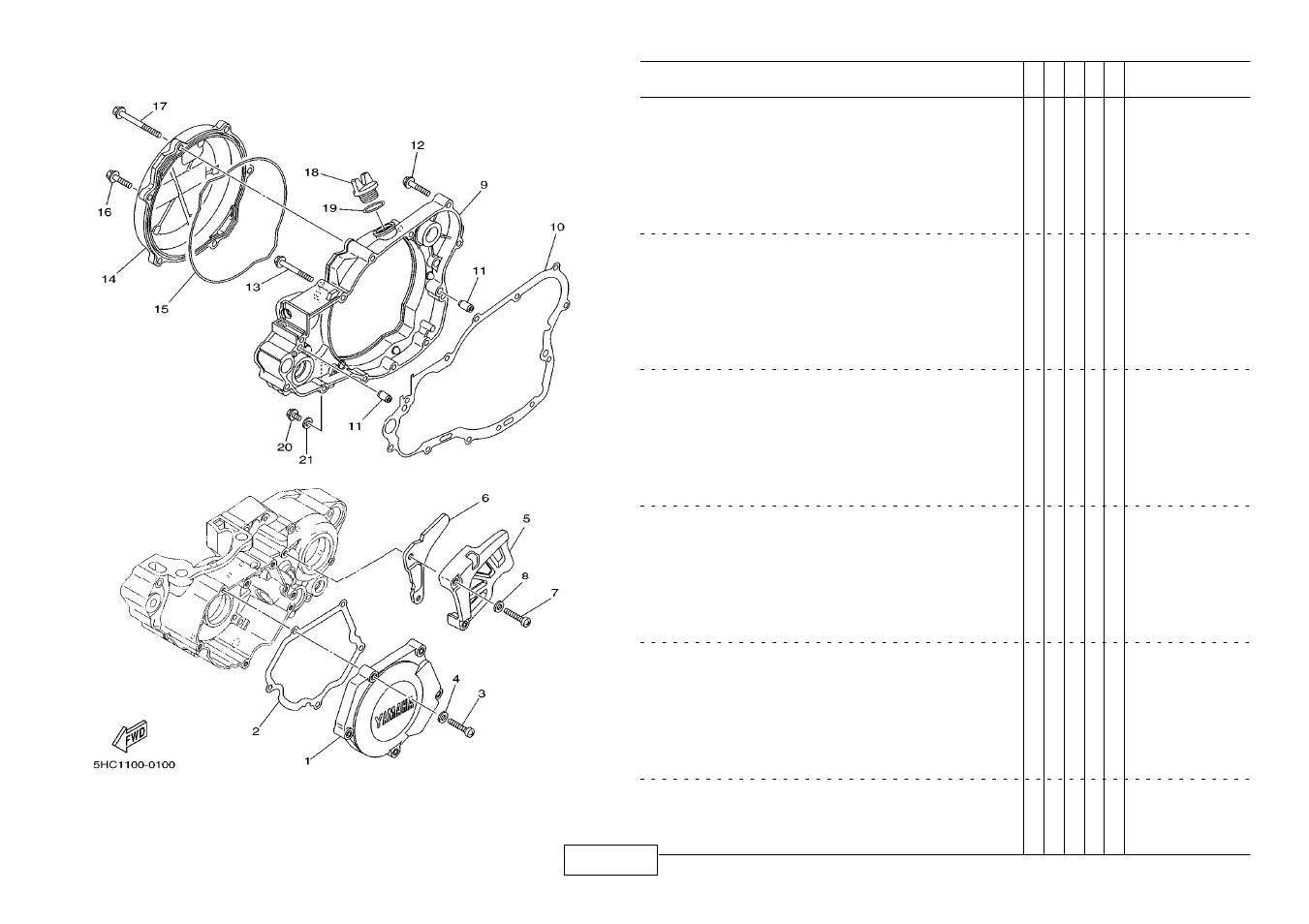 Yamaha YZ250M User Manual | Page 17 / 55