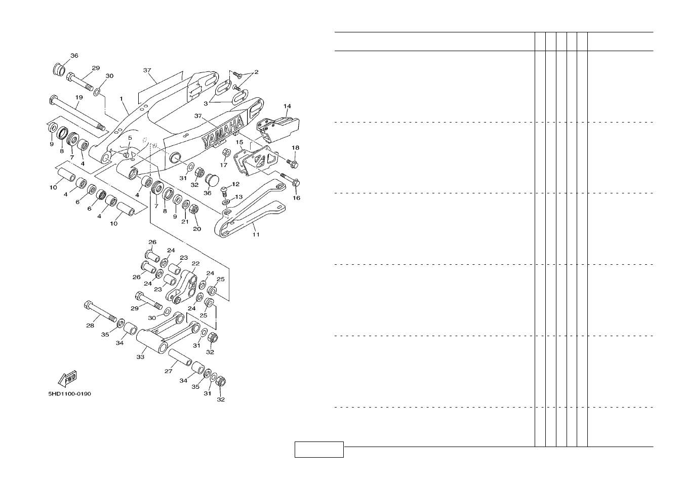 Yamaha YZ250M User Manual | Page 28 / 55