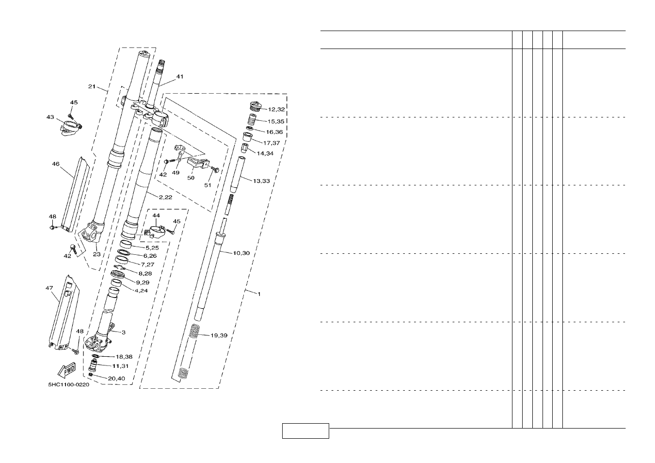 Yamaha YZ250M User Manual | Page 33 / 55