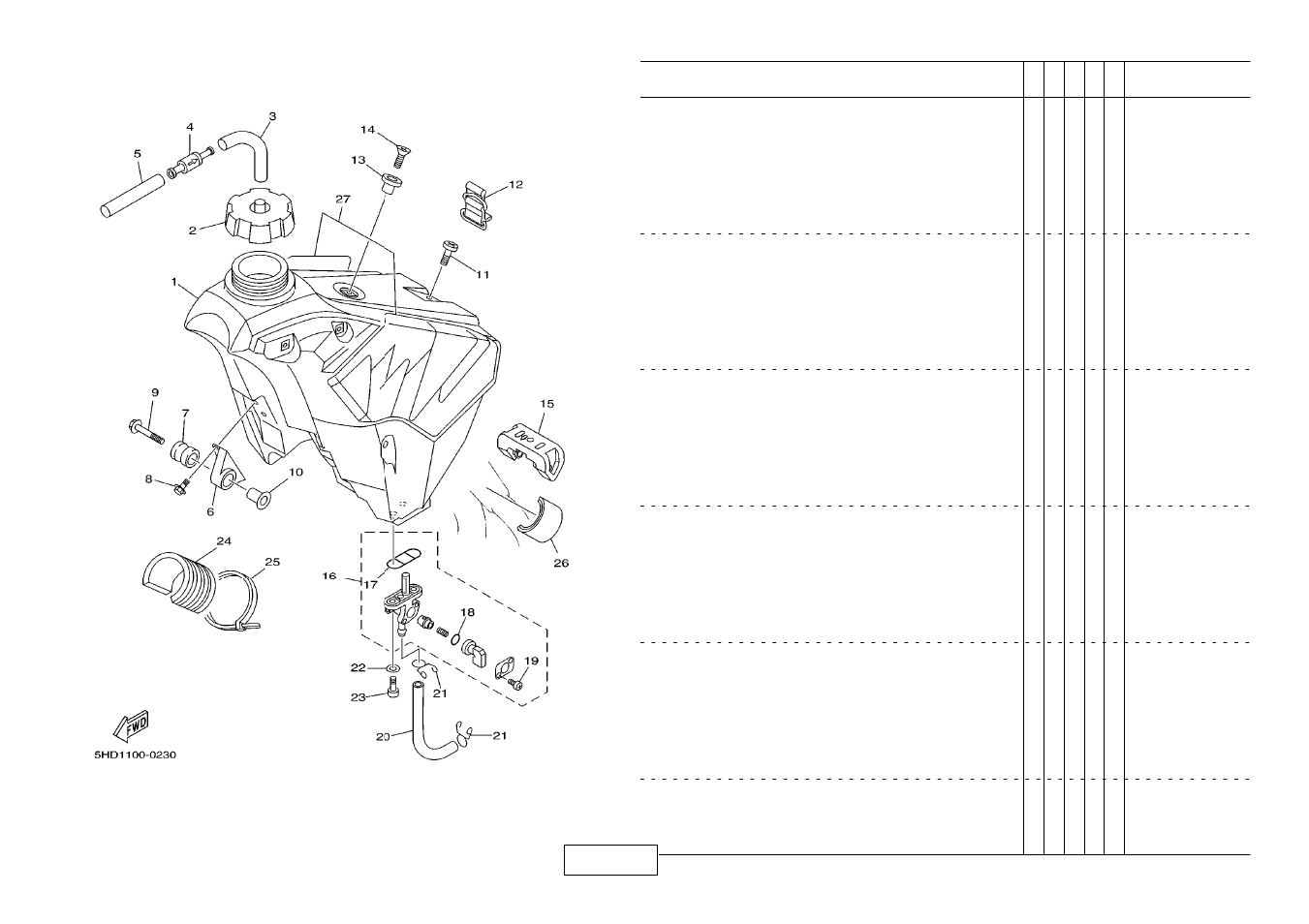 Yamaha YZ250M User Manual | Page 36 / 55