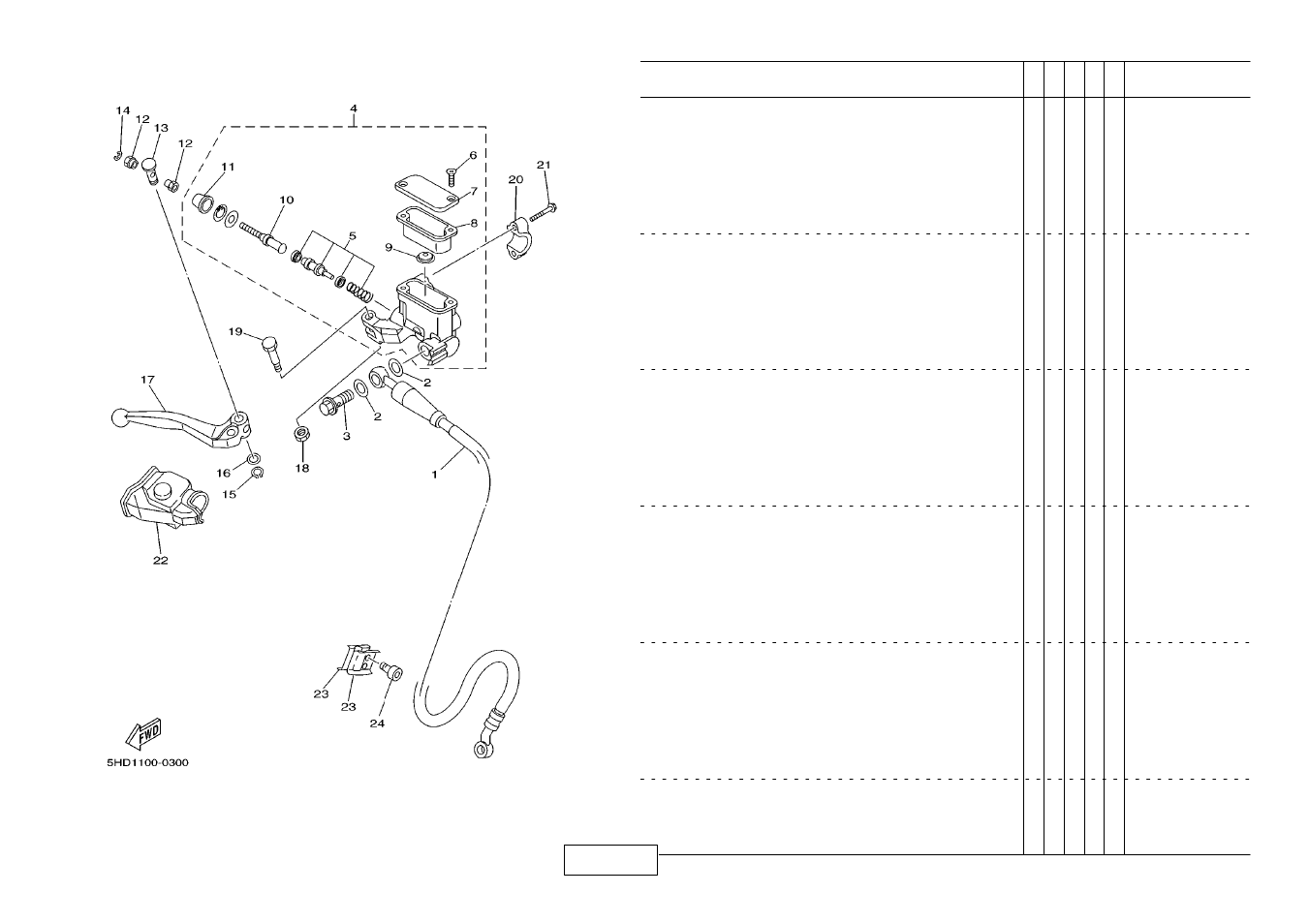 Yamaha YZ250M User Manual | Page 44 / 55