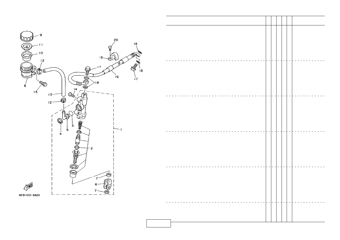 Yamaha YZ250M User Manual | Page 46 / 55